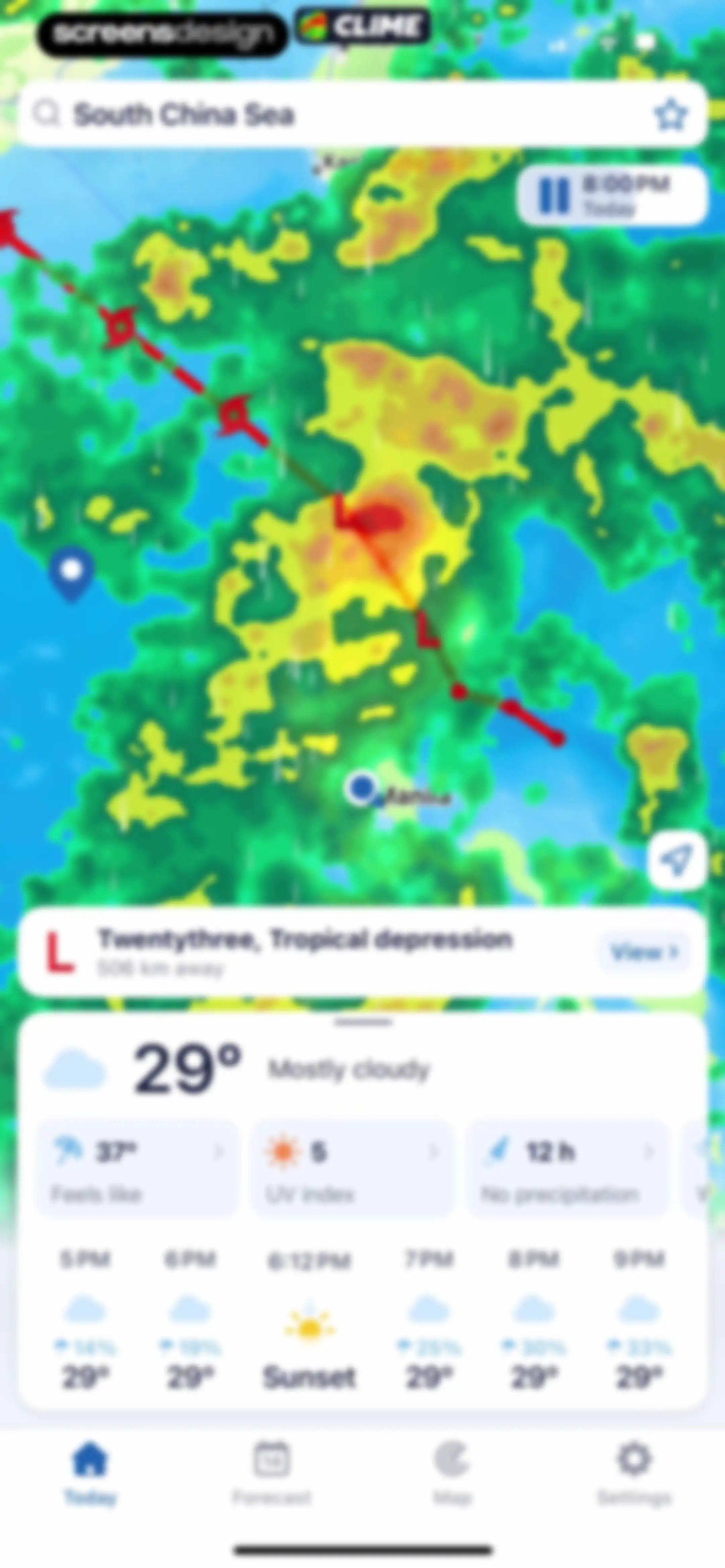 Clime: NOAA Weather Radar Live screen 27
