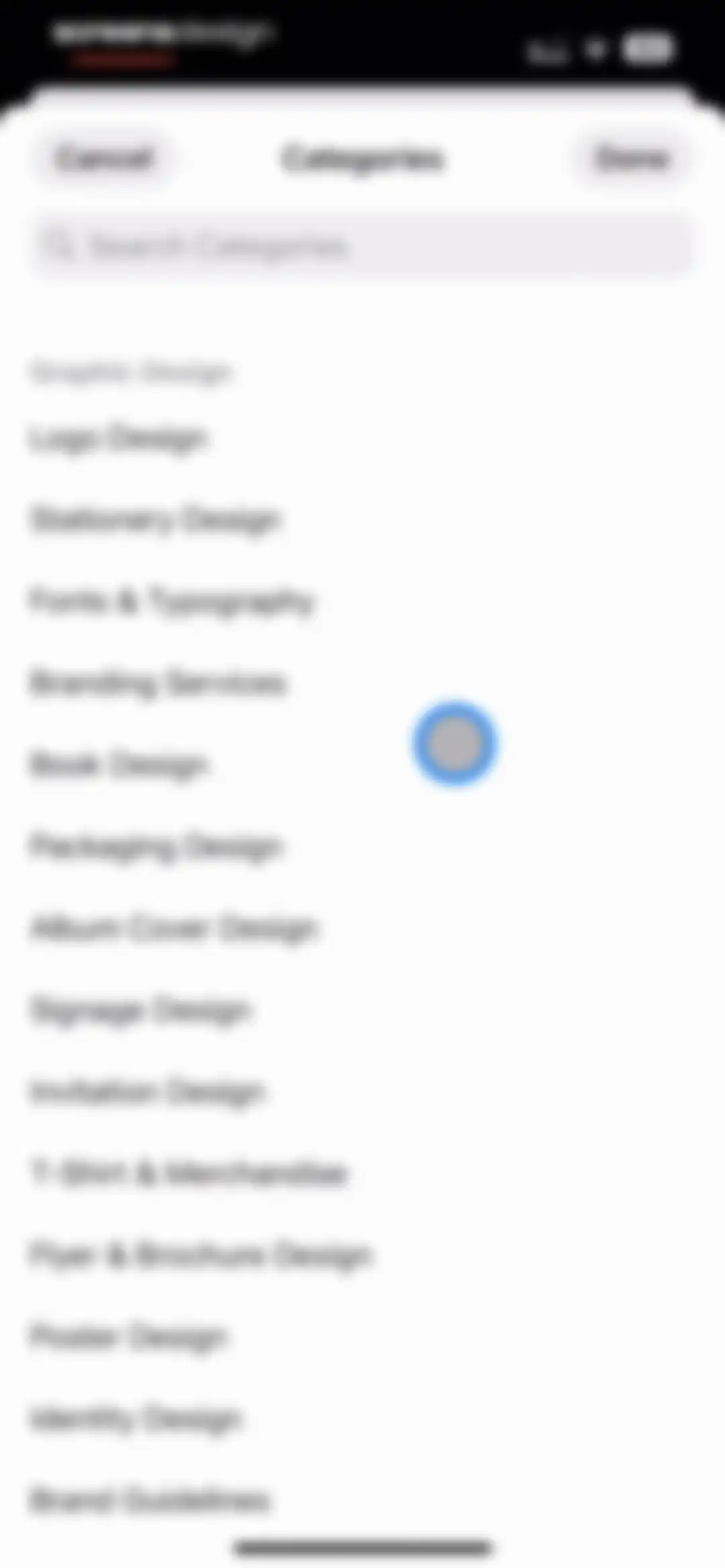 Behance – Creative Portfolios screen 83
