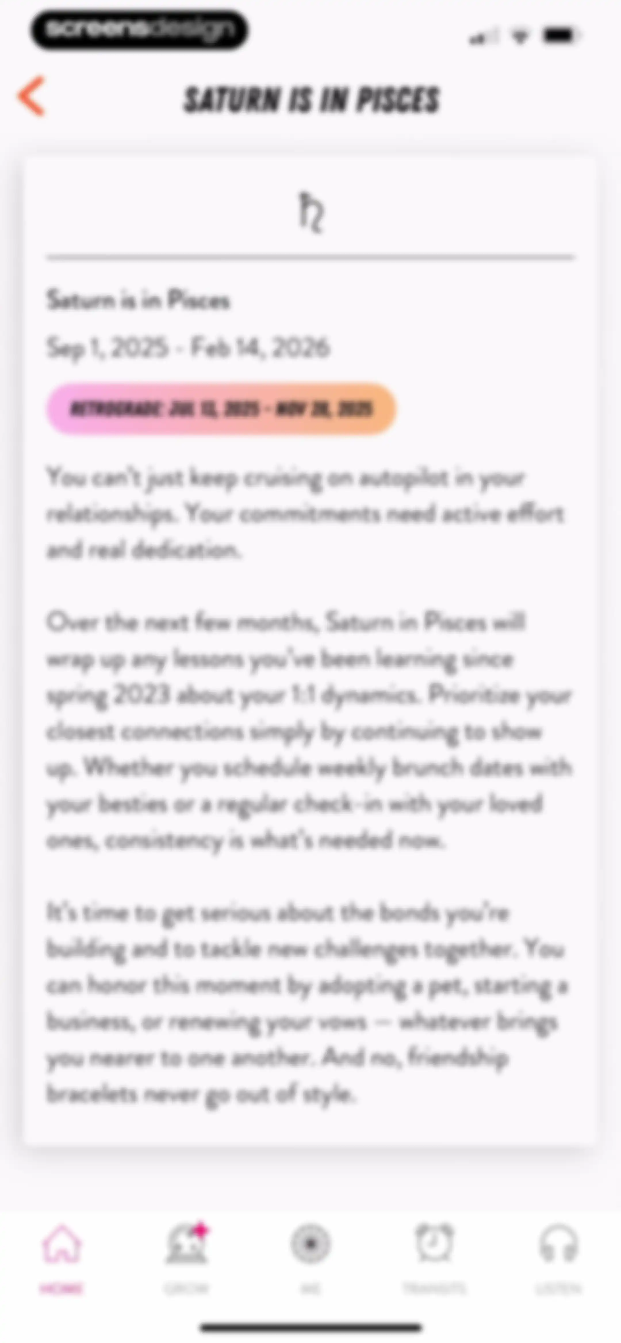 CHANI: Your Astrology Guide screen 52