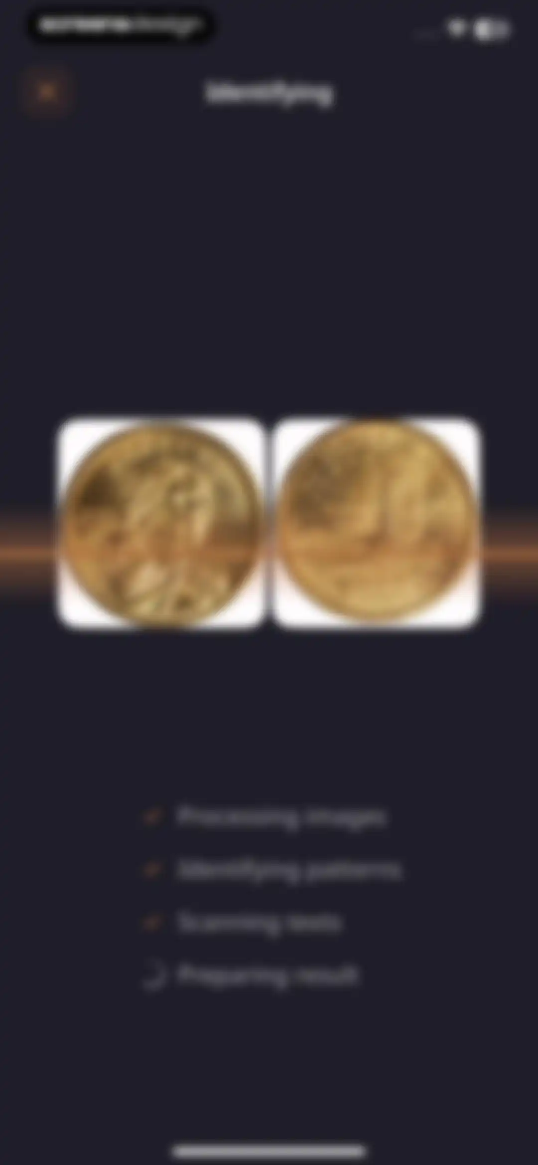 ScanCoin: identify & check screen 13