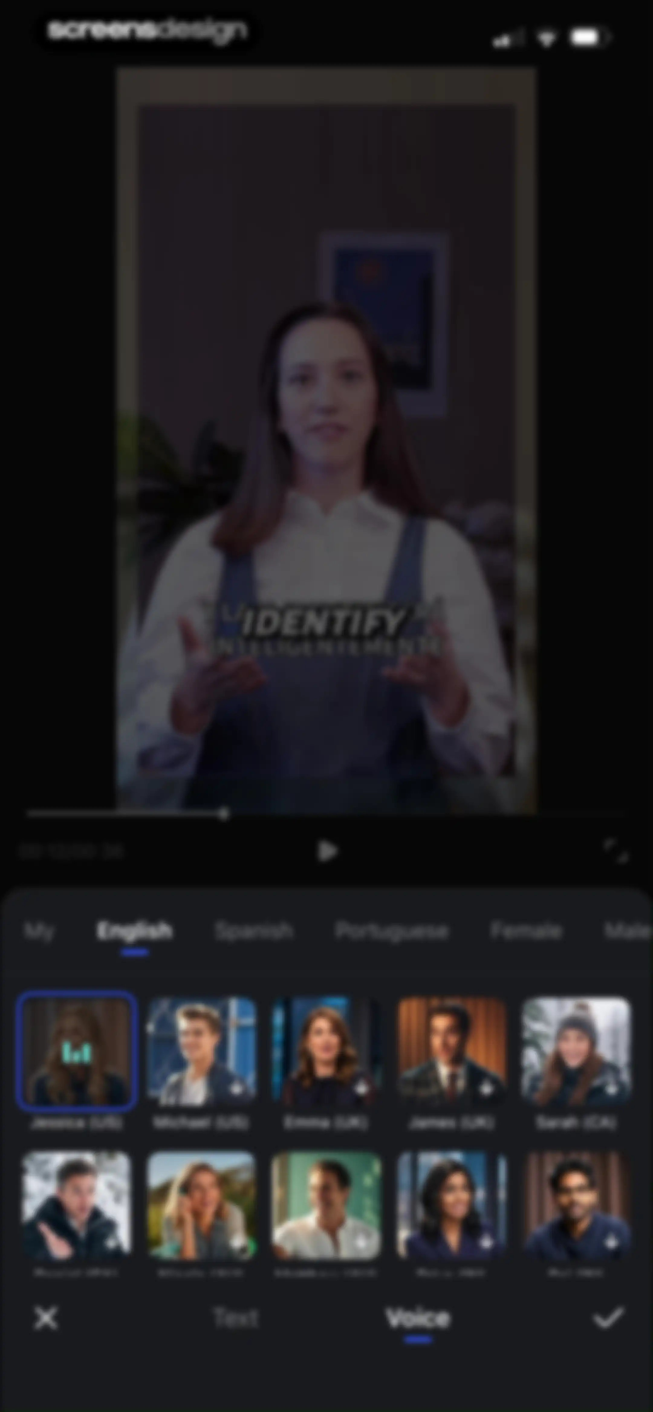 Vmake Labs: create viral video screen 73