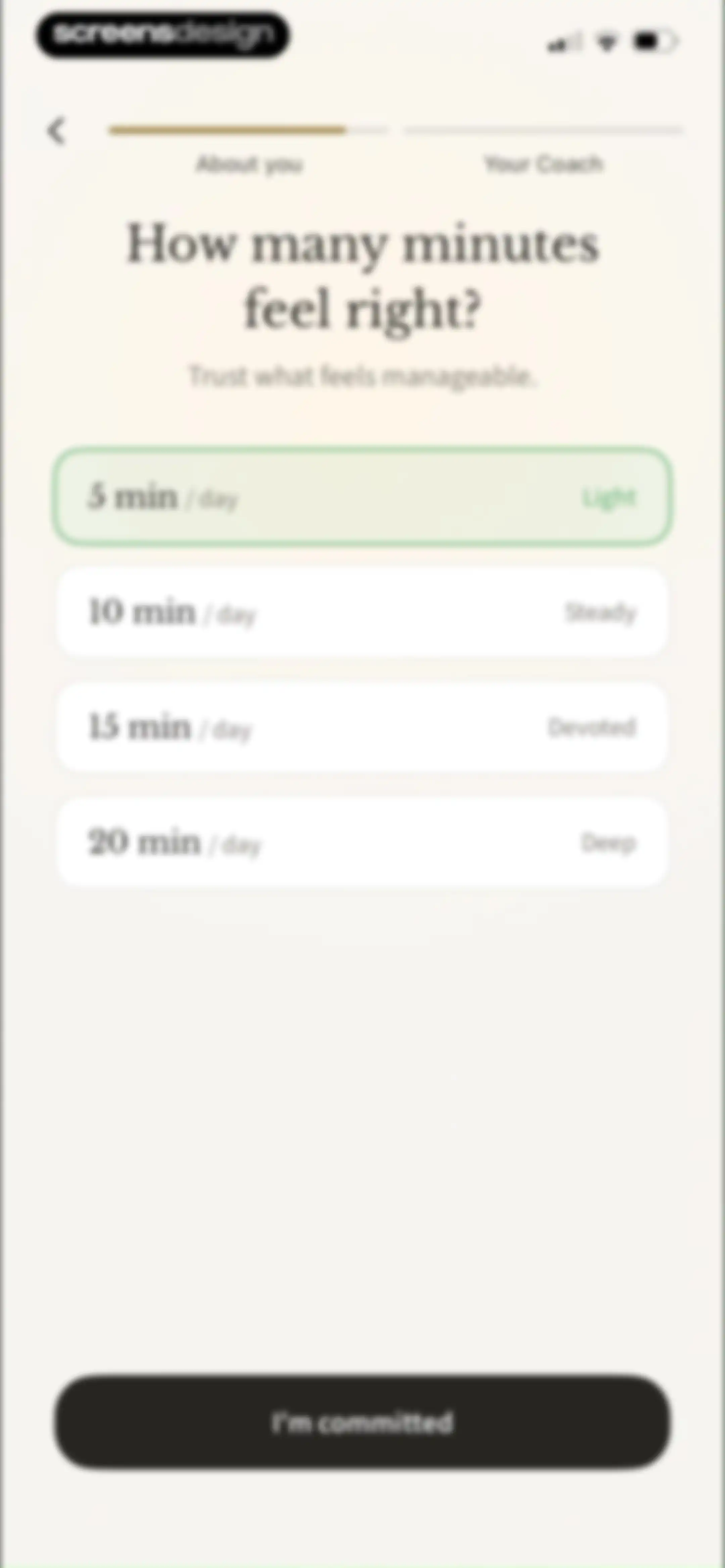 Sonia: AI for Mental Health screen 20