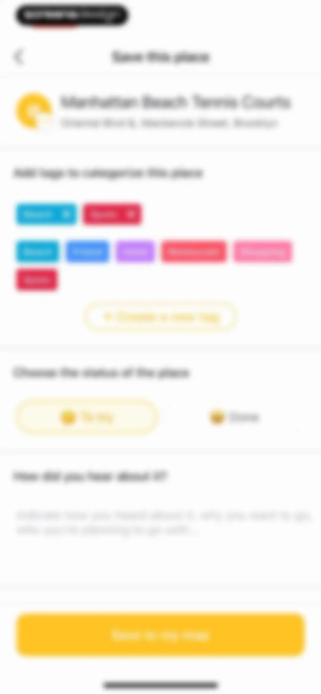 Mapstr – Save & Follow Places screen 63