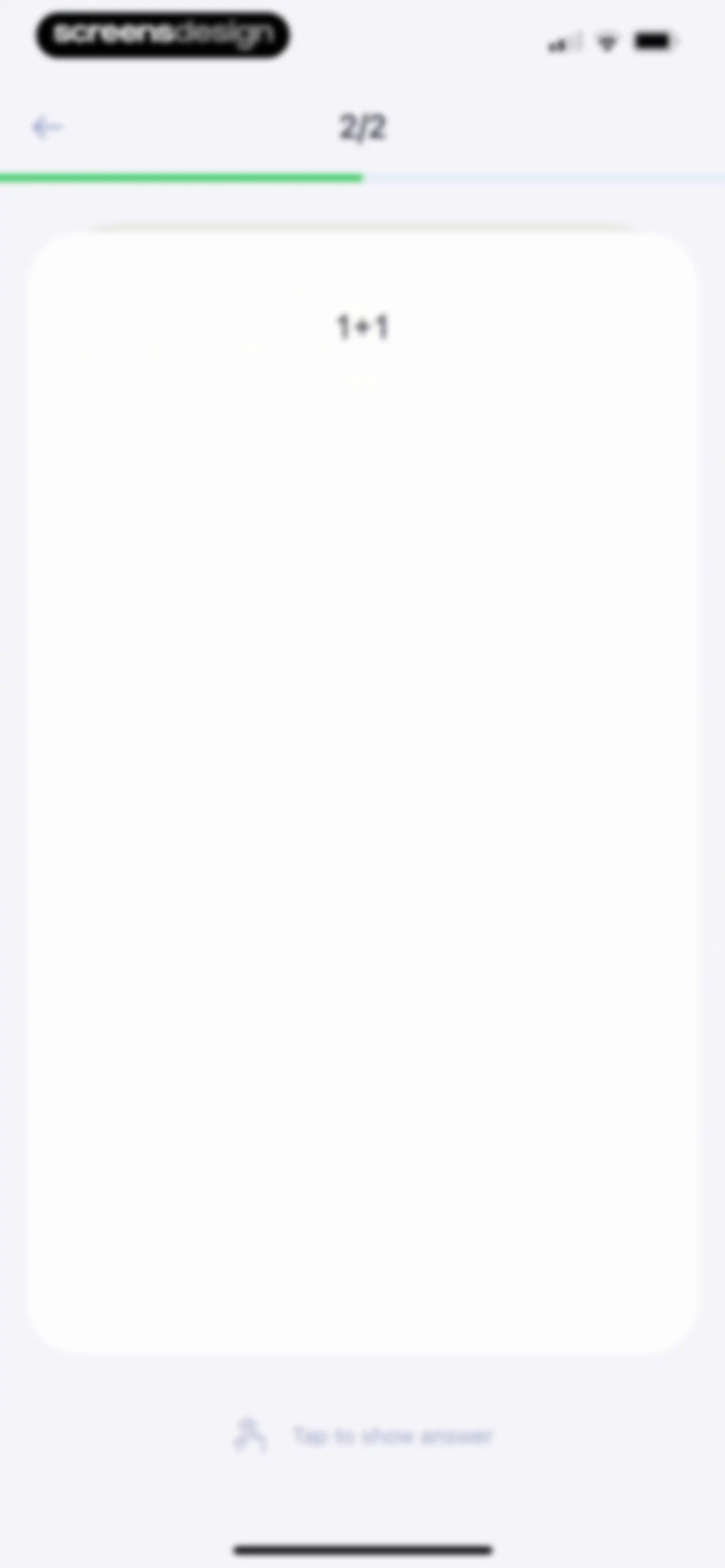 Cogni: Flashcards Learning screen 30