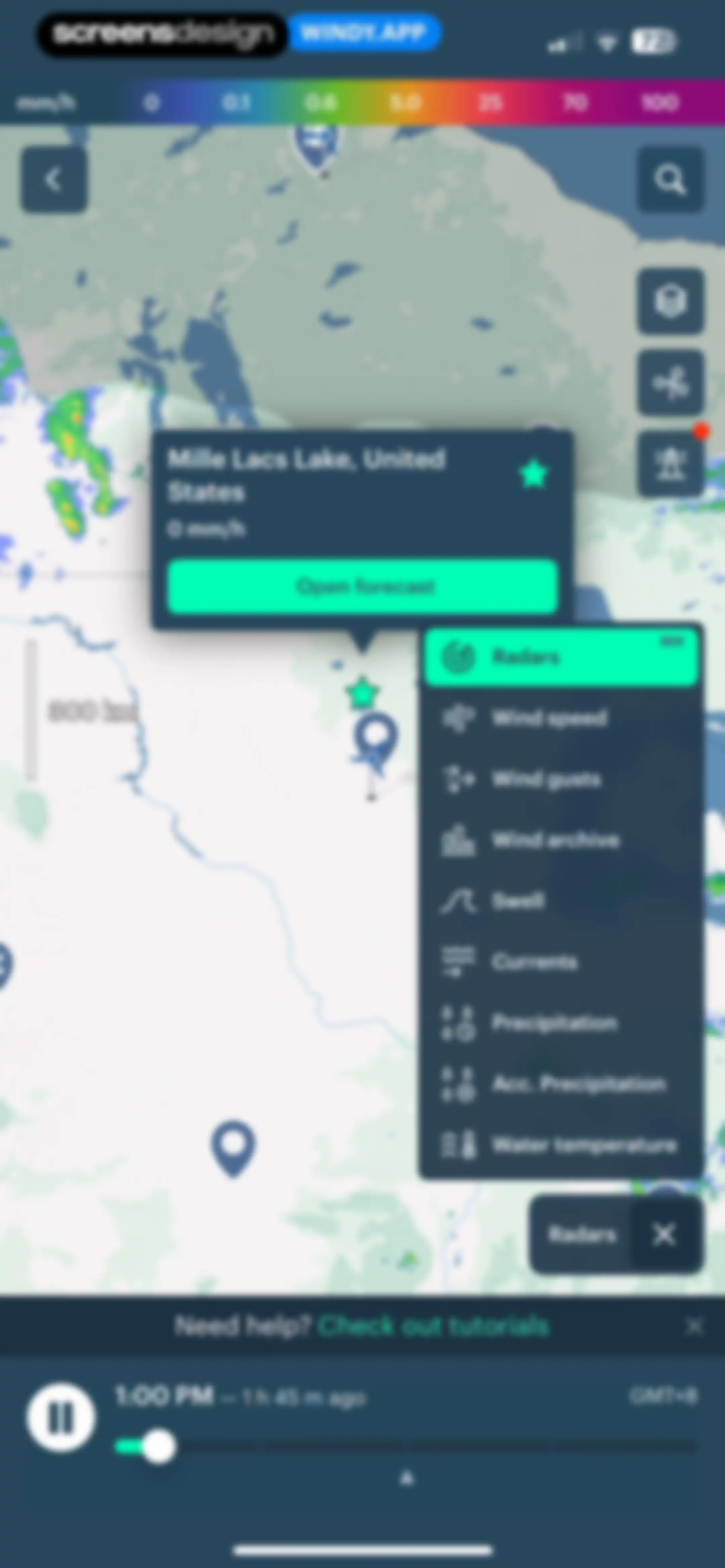 Windy.app — Wind, Tides, Radar screen 68