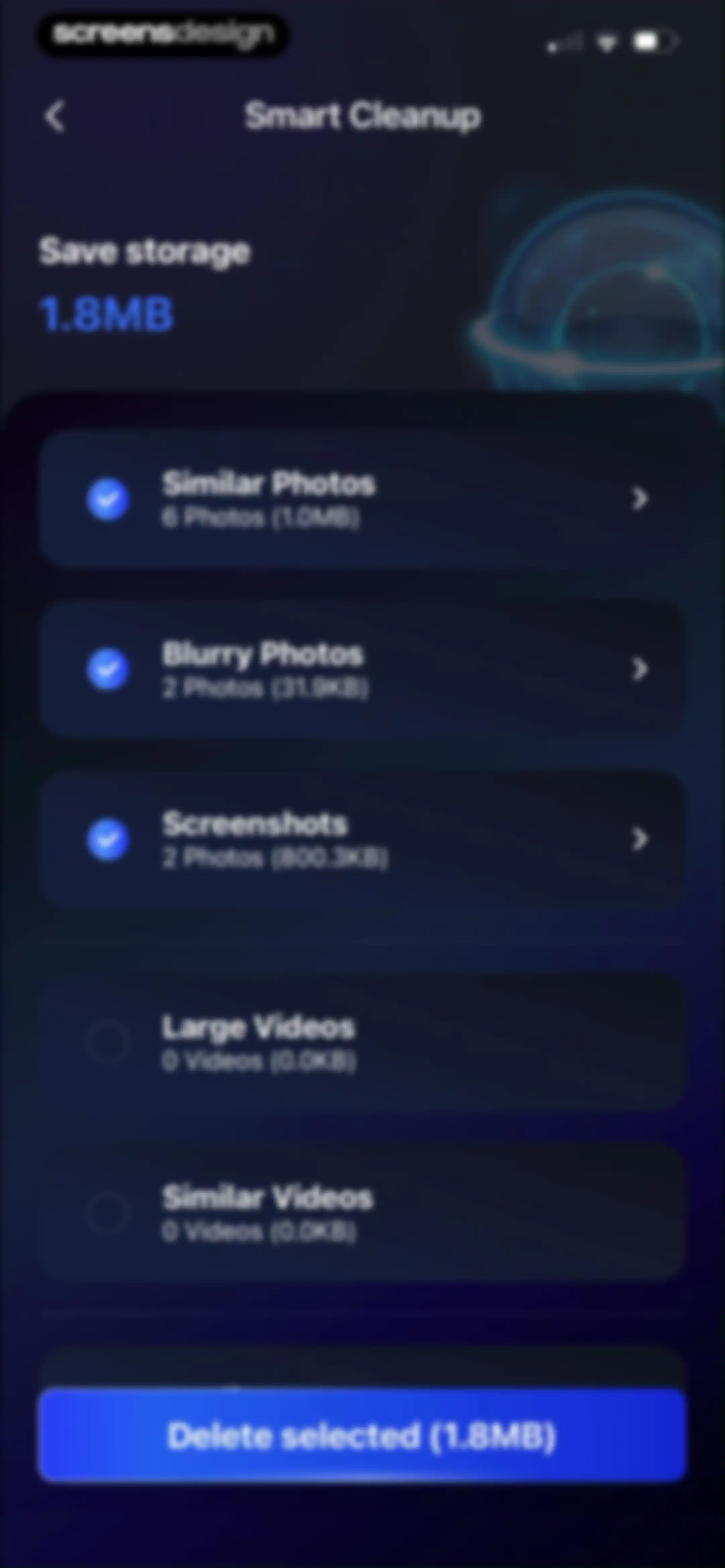 Cleaner PRO:photos cleaner screen 17