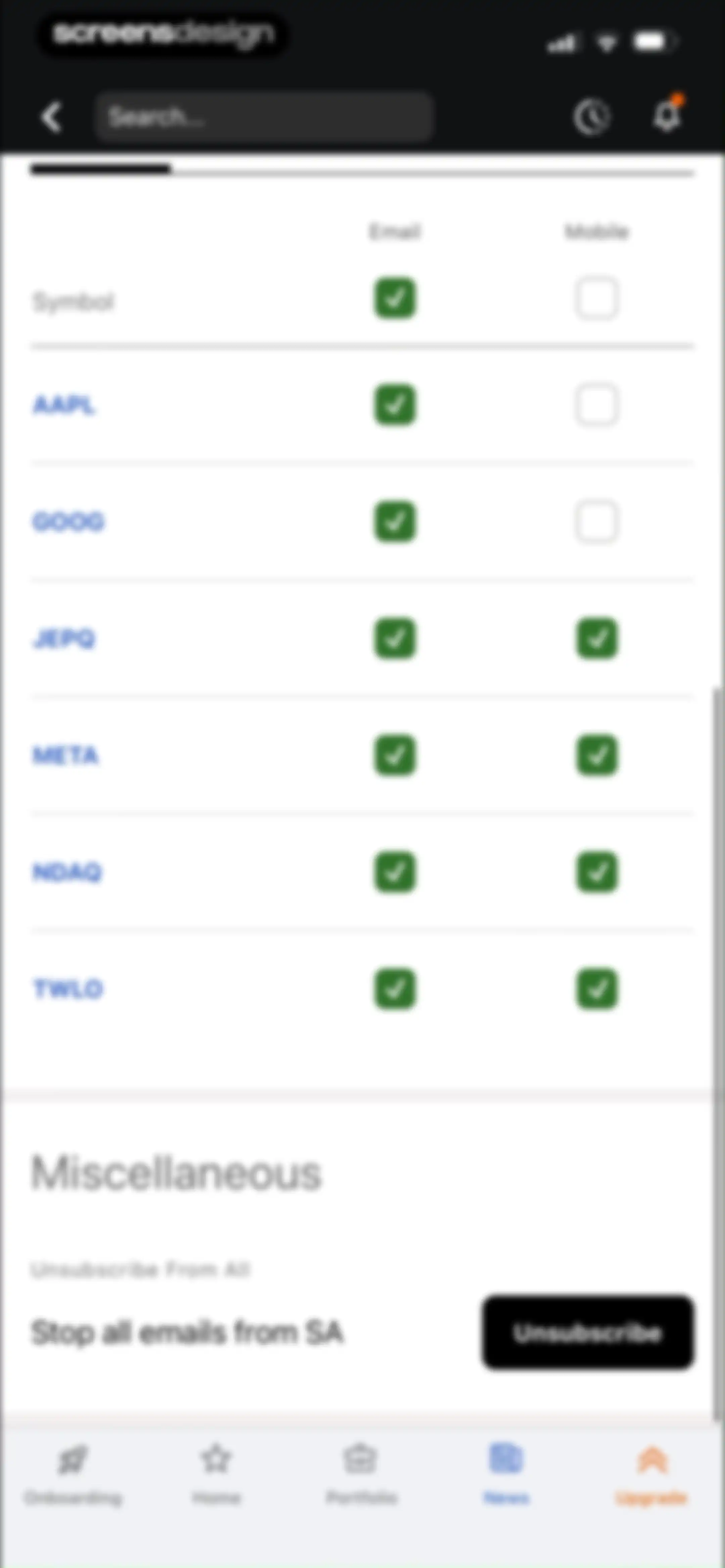 Seeking Alpha: News & Analysis screen 95