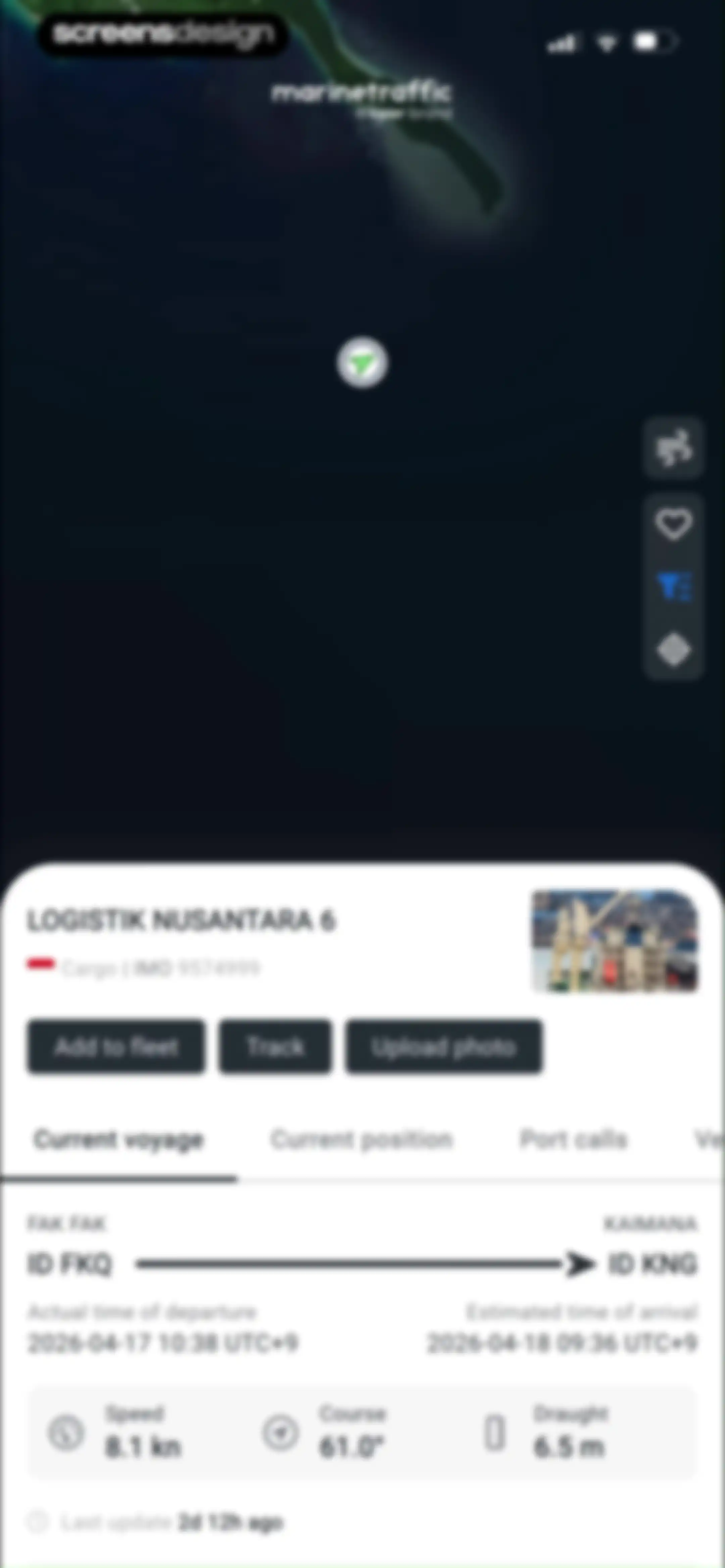 MarineTraffic - Ship Tracking screen 39