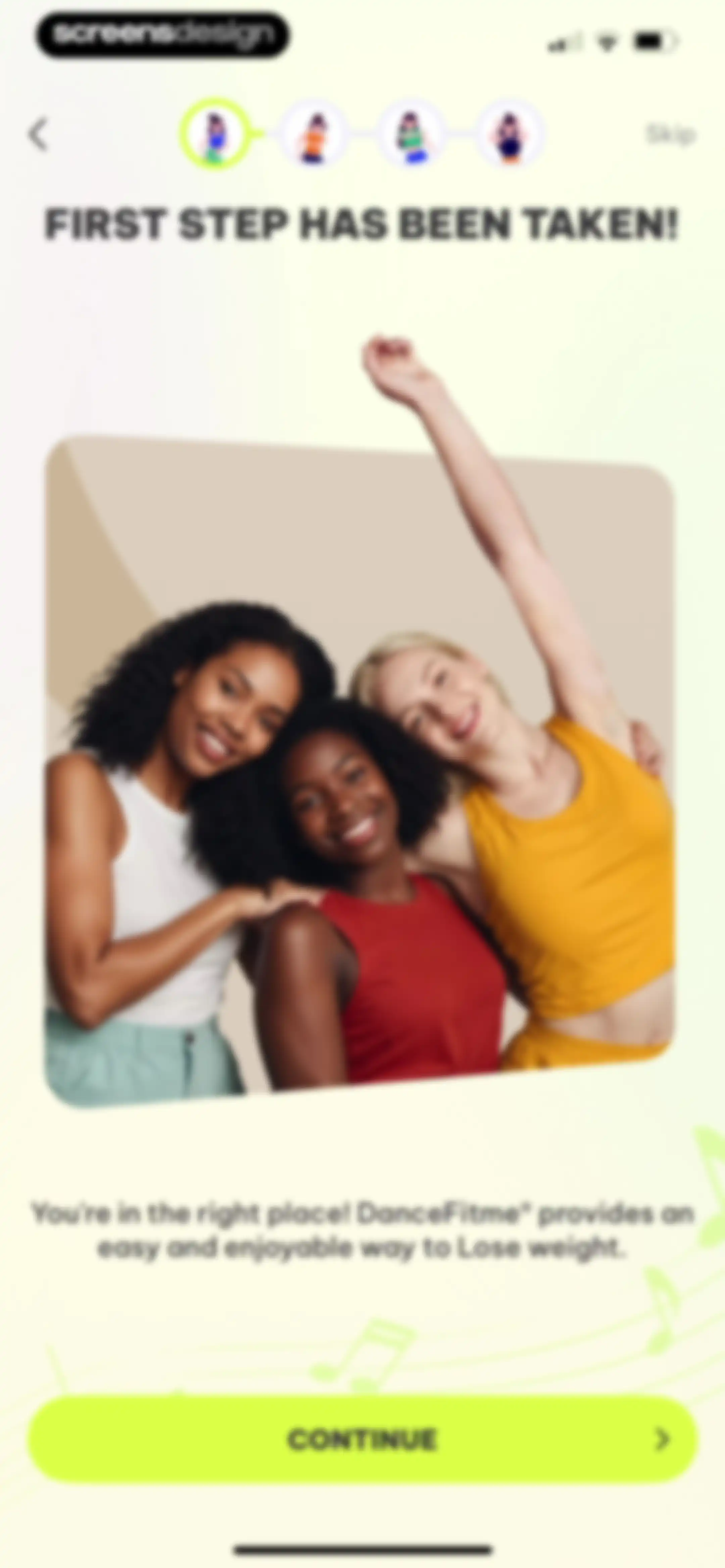 Dancefitme: Fun weight loss screen 5