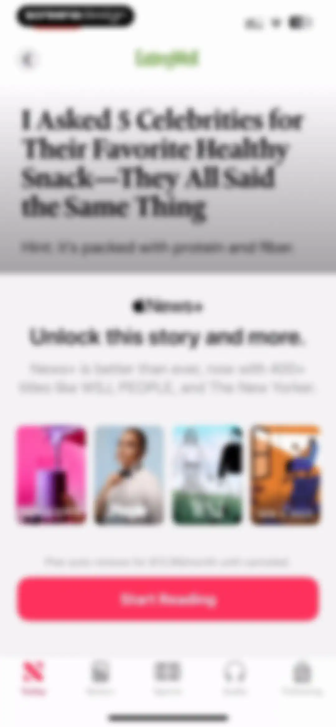Apple News screen 106