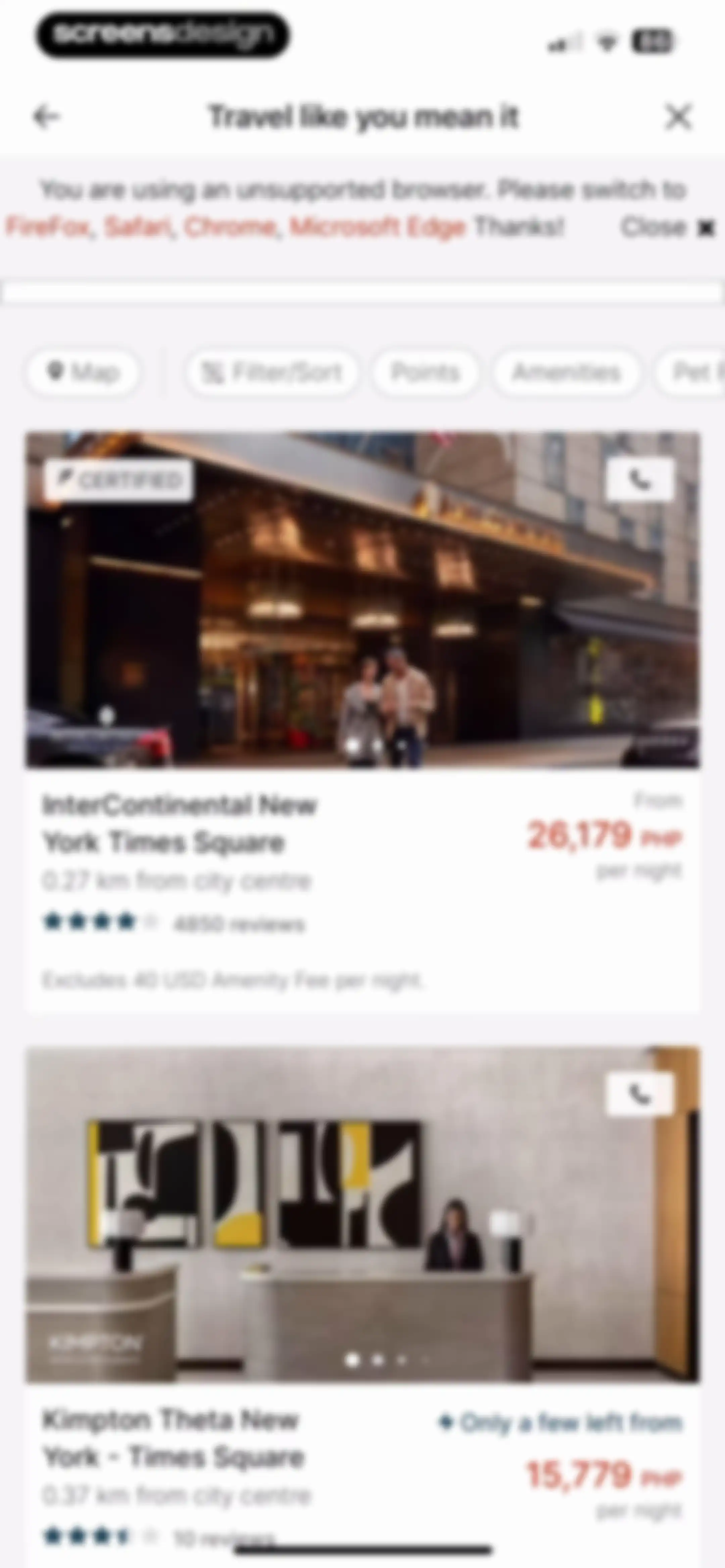 IHG One Rewards: Book Hotels screen 56