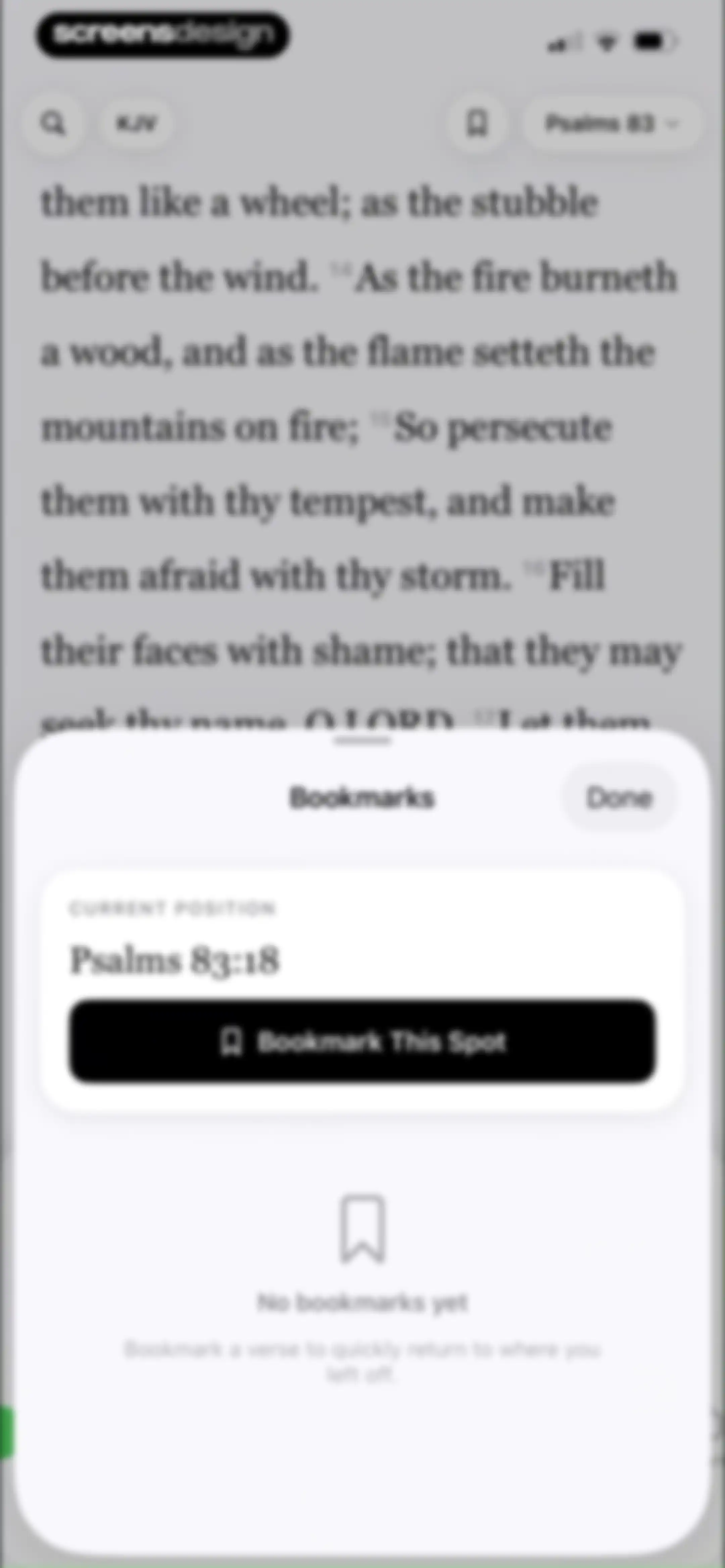 Bible Word Study screen 57