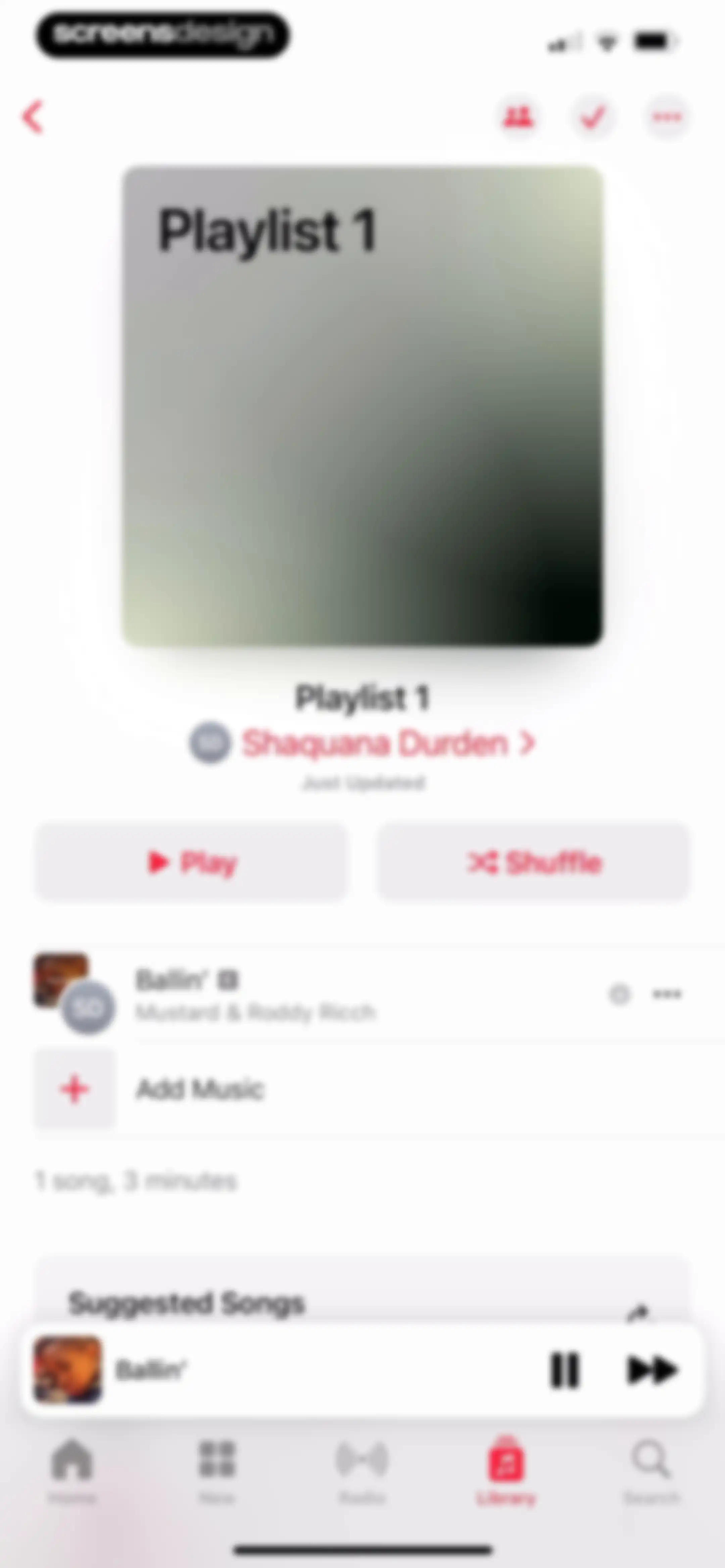 Apple Music screen 102