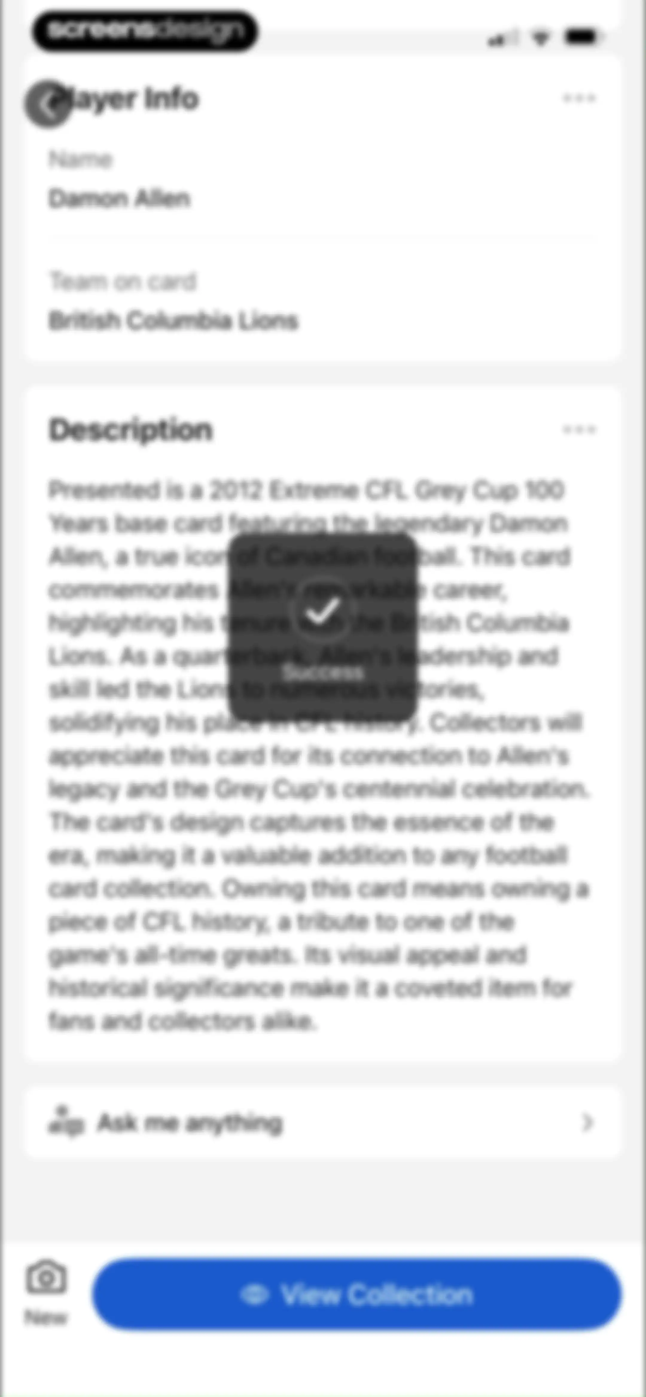 StarSnap: Sports Card Scanner screen 39