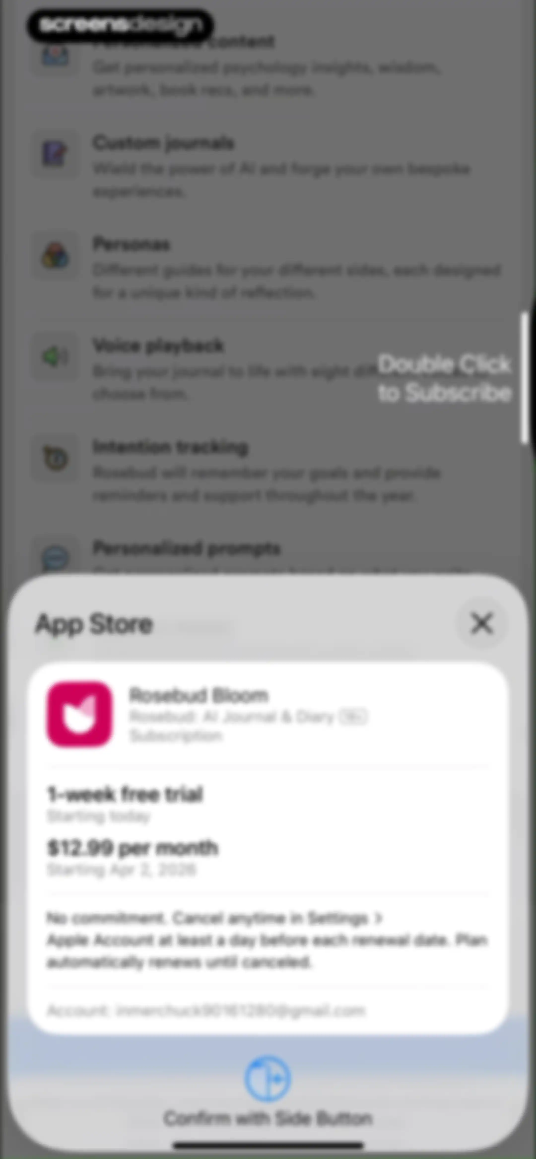 Rosebud: AI Journal & Diary screen 34