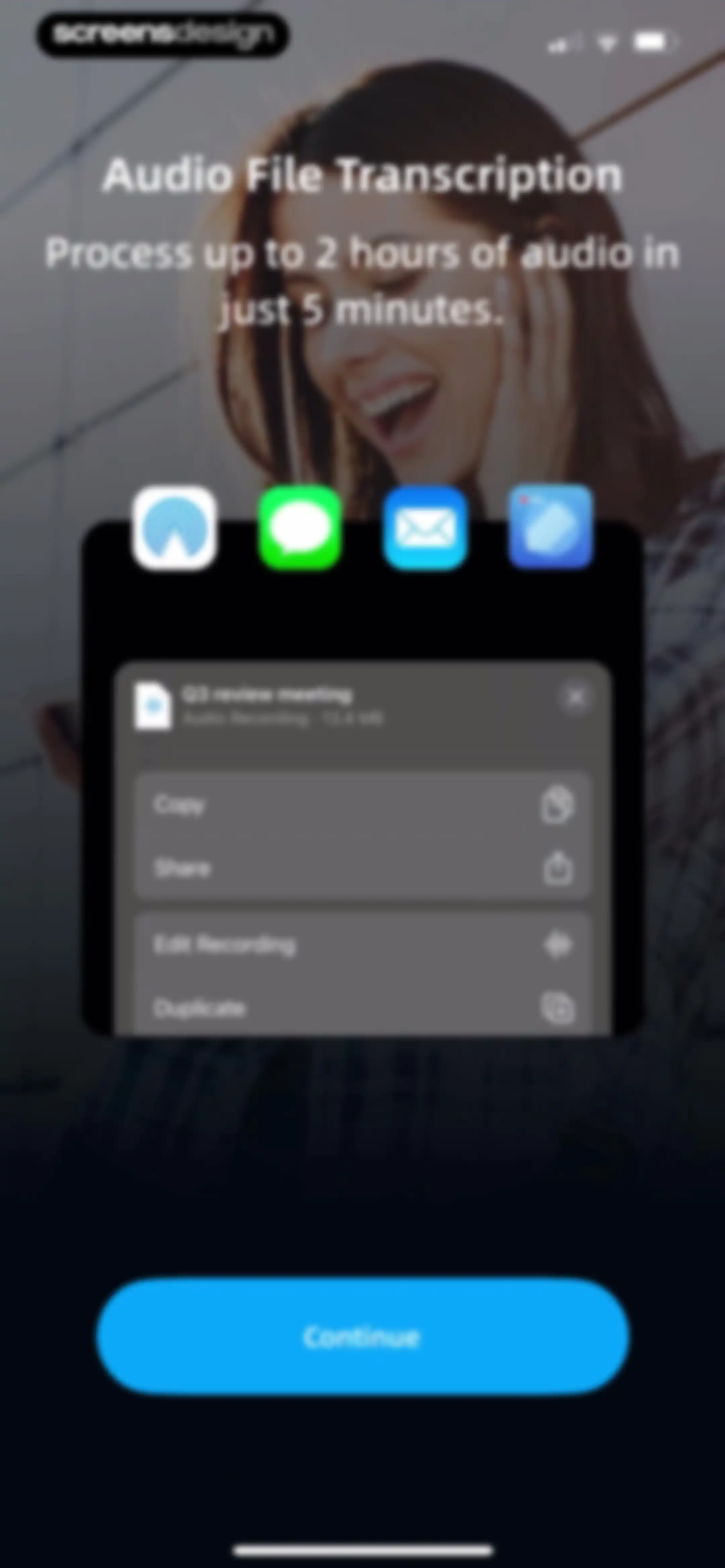 iTranscribe - Audio to Text screen 7