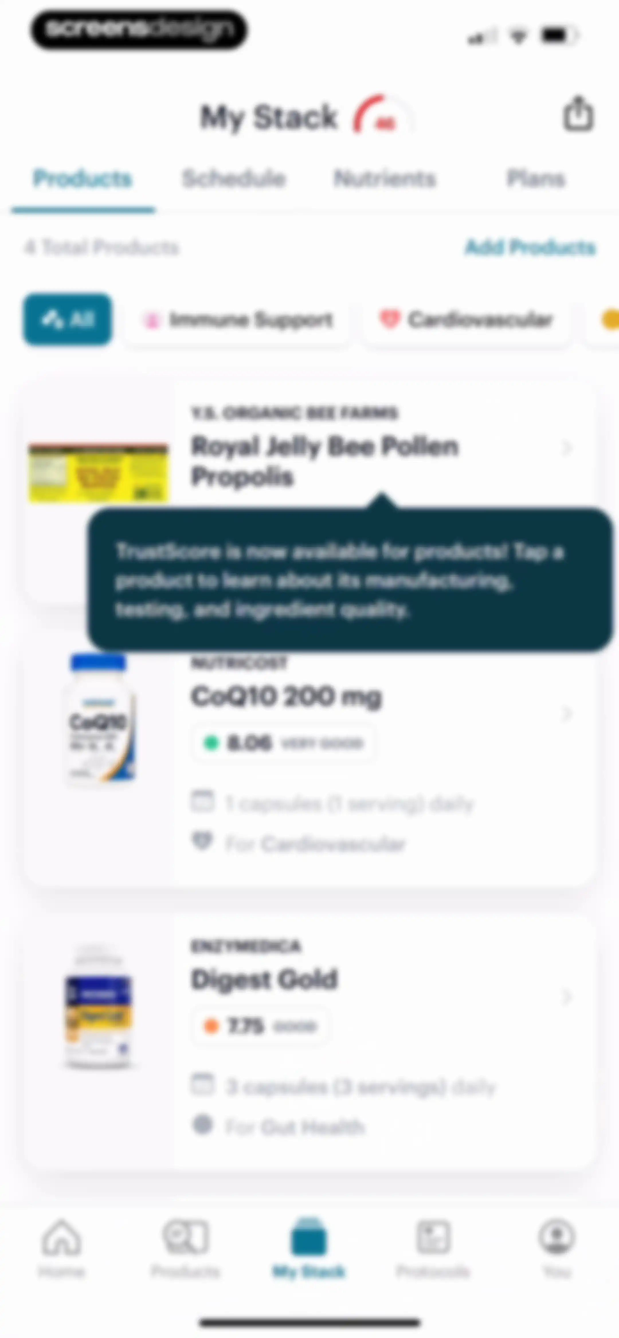 SuppCo: Supplement Scanner screen 86