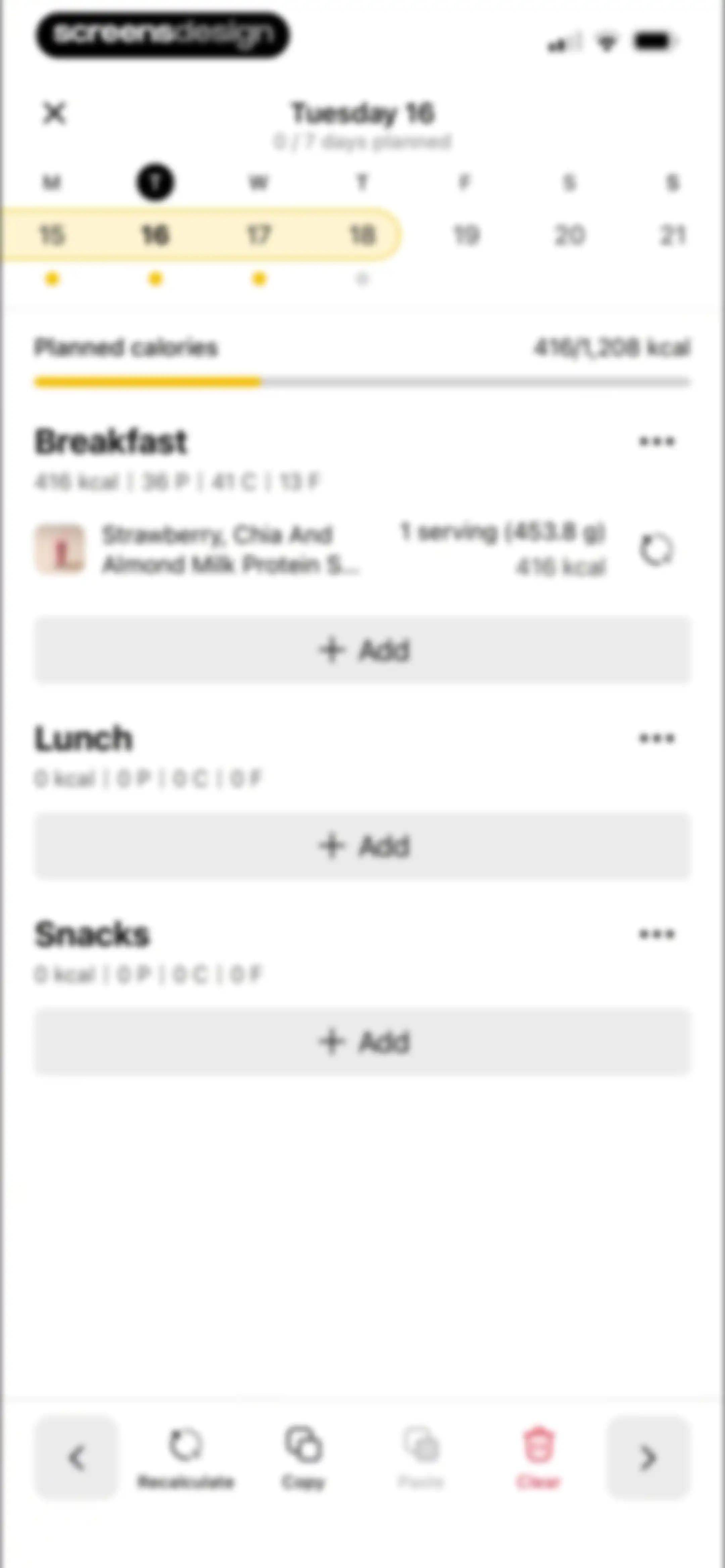 Fitia: Calorie Counter & Diet screen 77