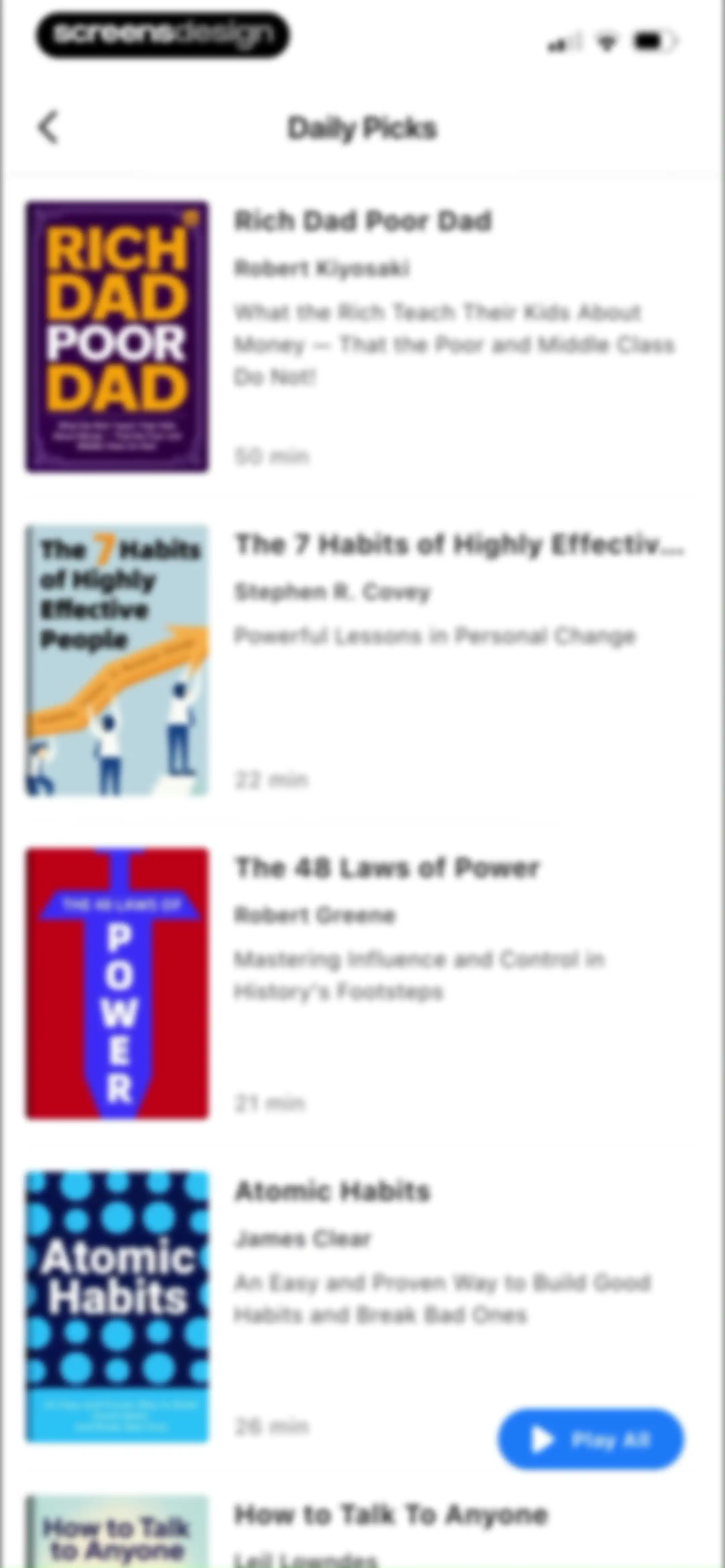 LeapAhead-Daily Book Cast screen 61