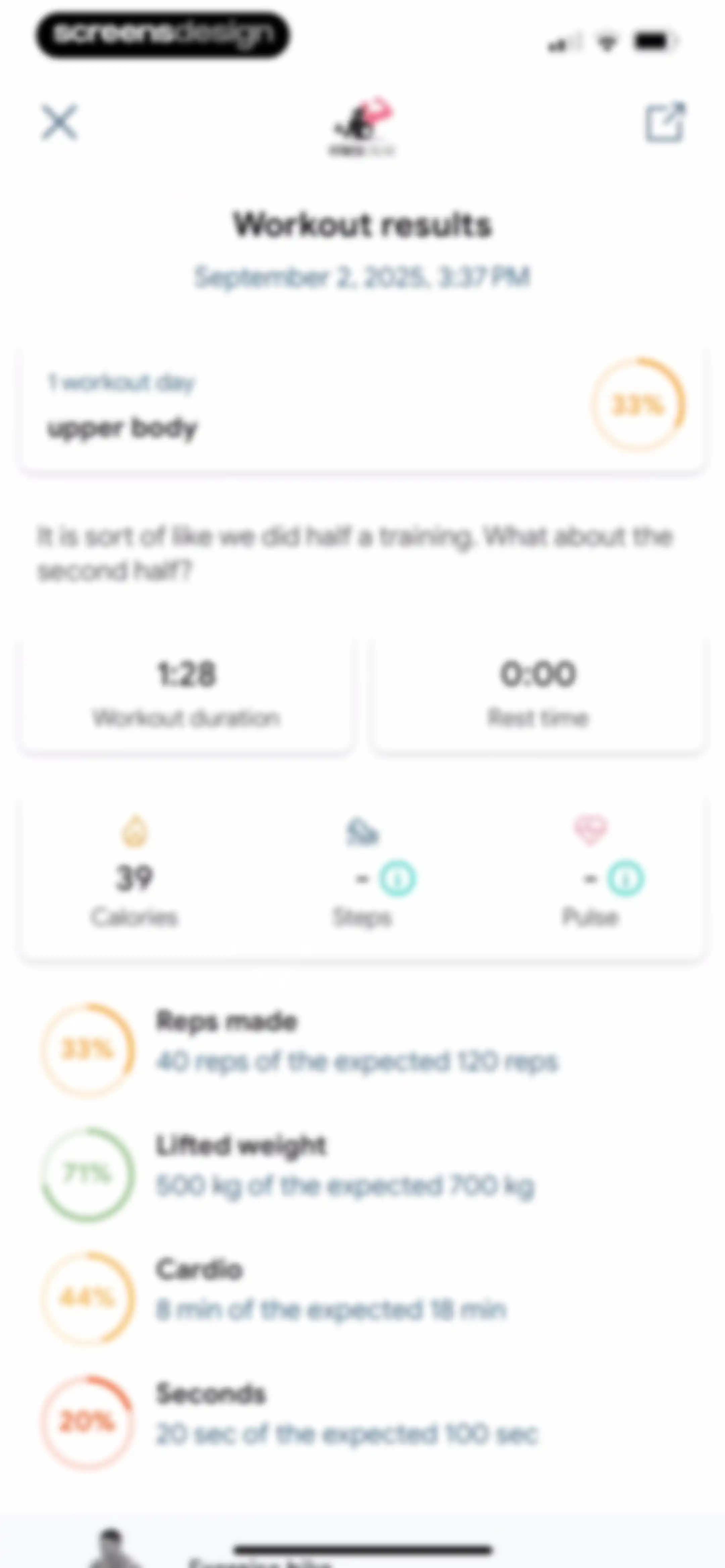Fitness App: Gym Workout Plan screen 73