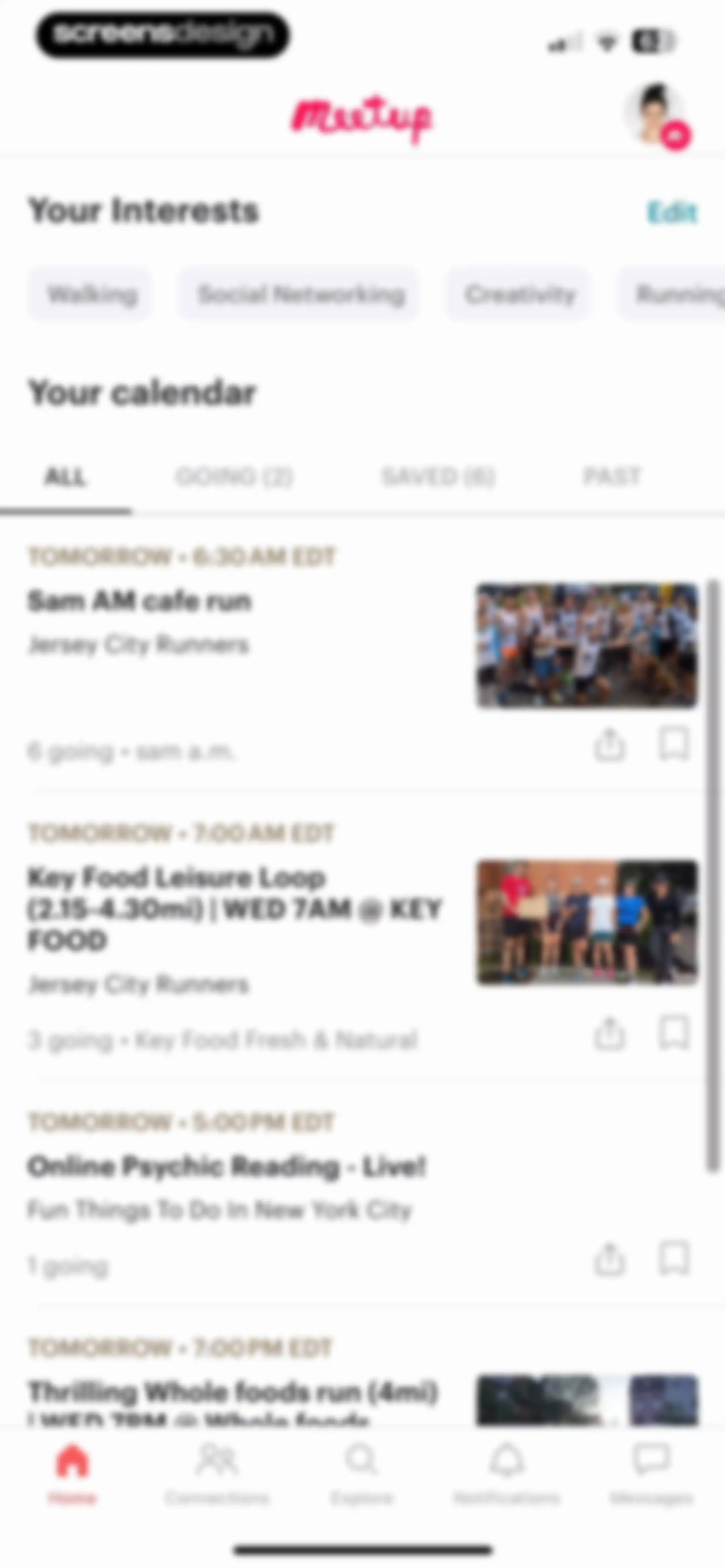 Meetup: Social Events & Groups screen 85