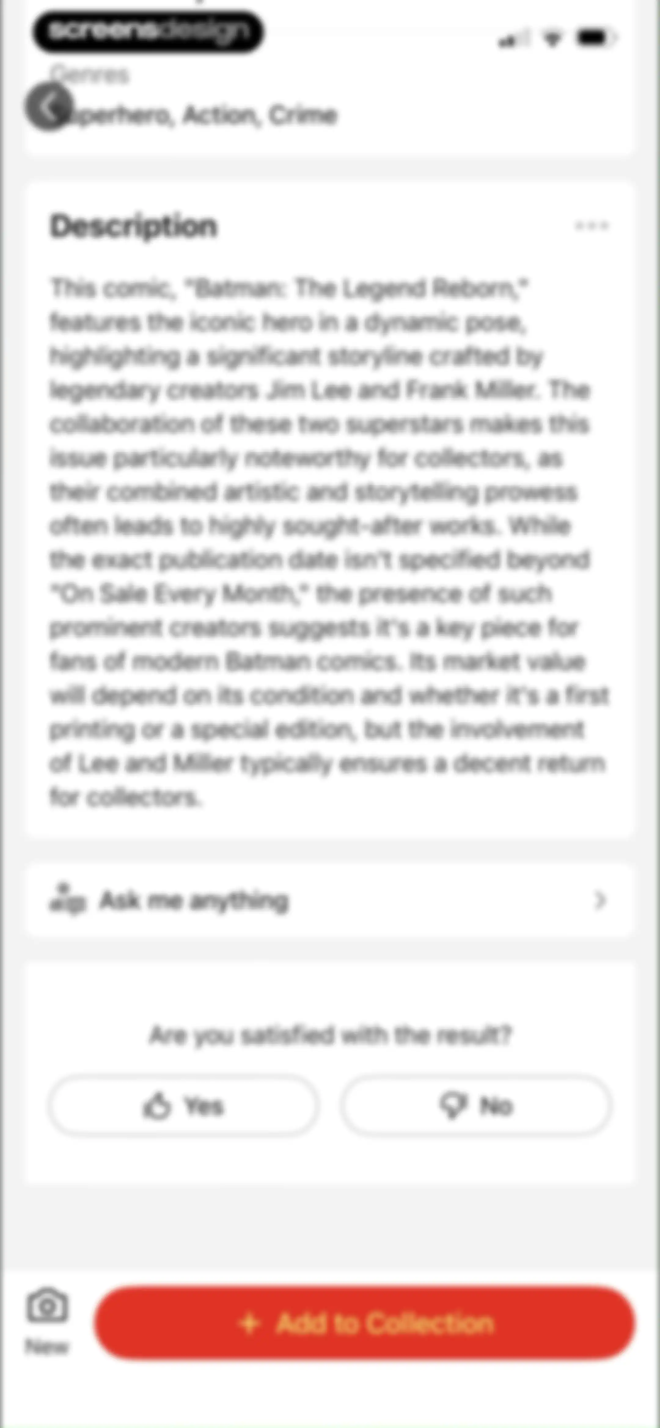 ComicSnap: Identify Comic Book screen 26