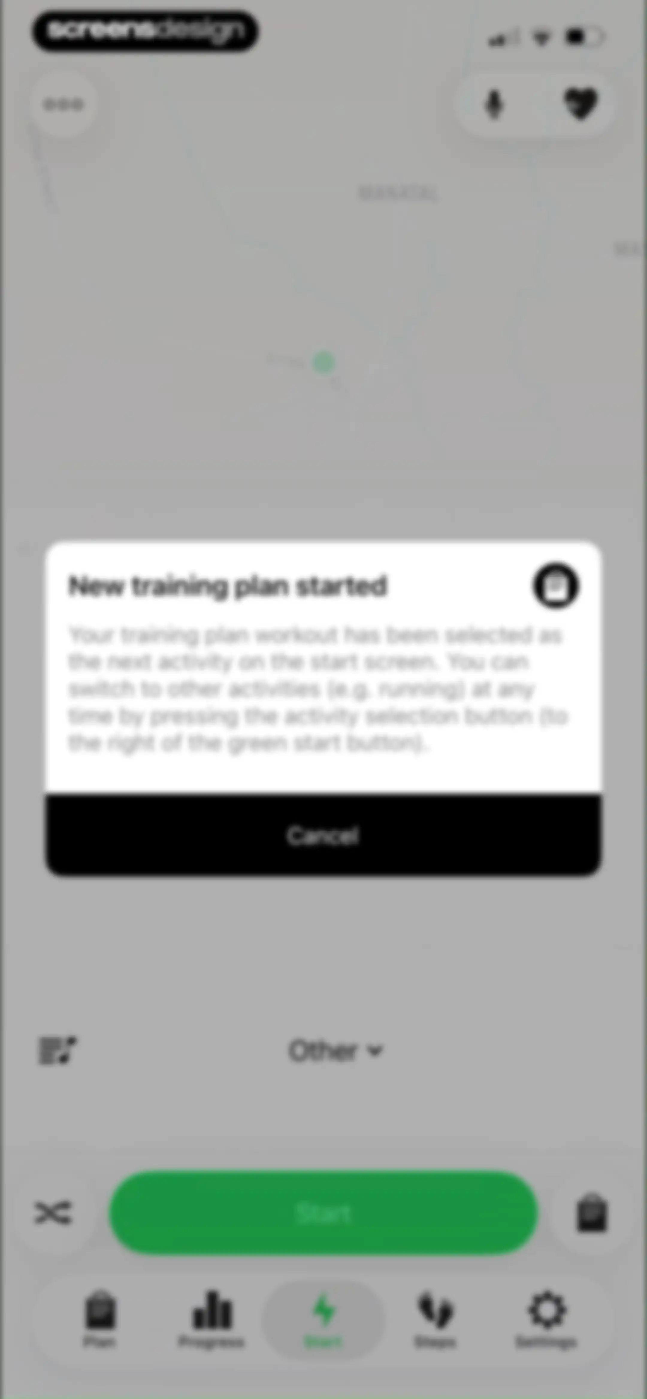 Running Walking Tracker Goals screen 62