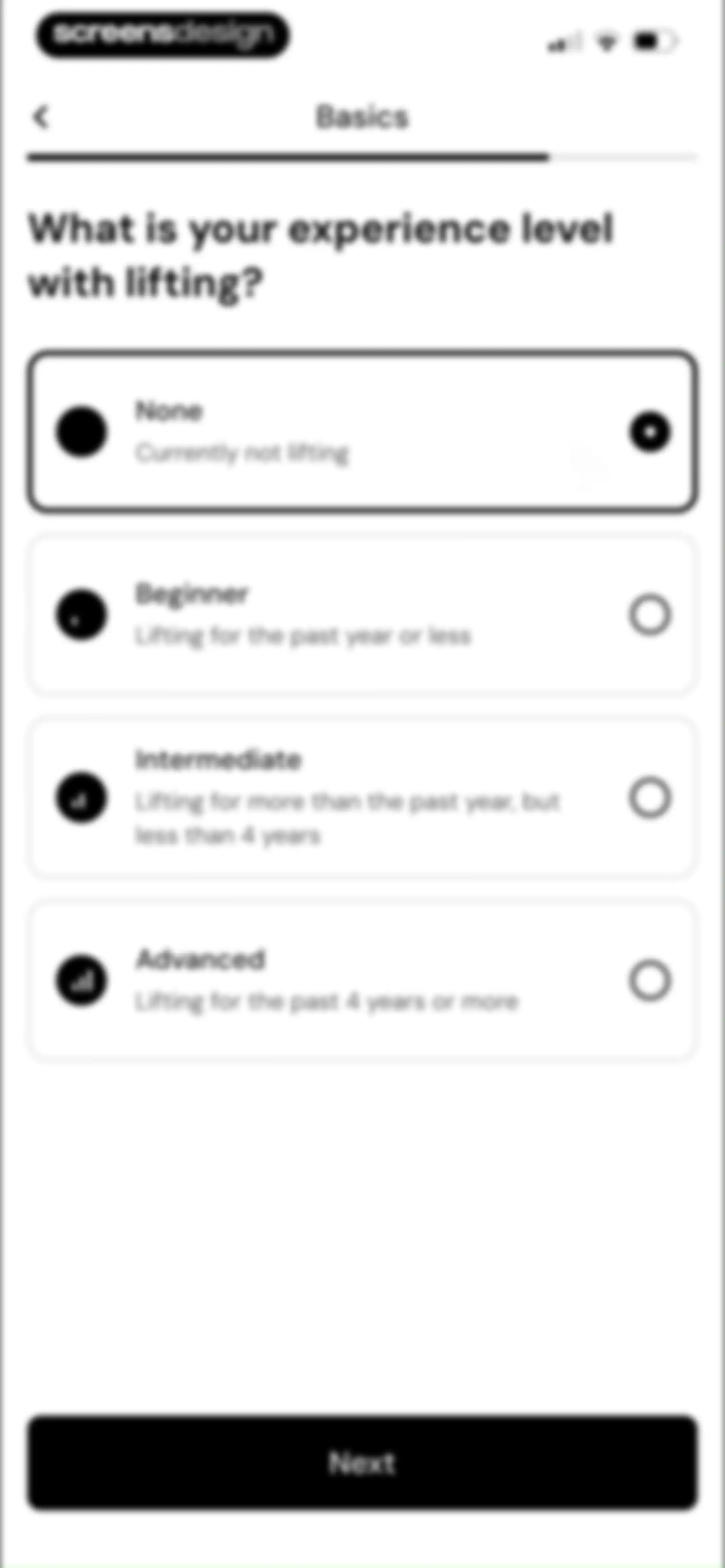MacroFactor Workouts - Tracker screen 12