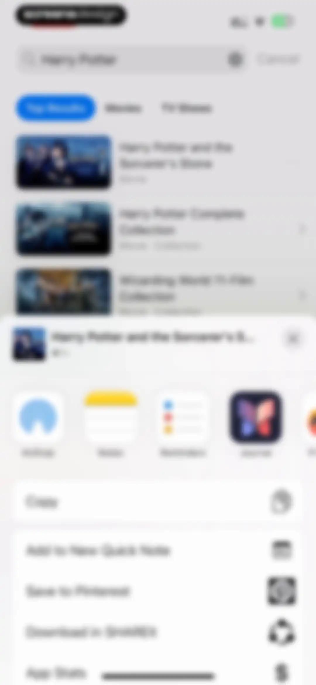 Apple TV screen 42