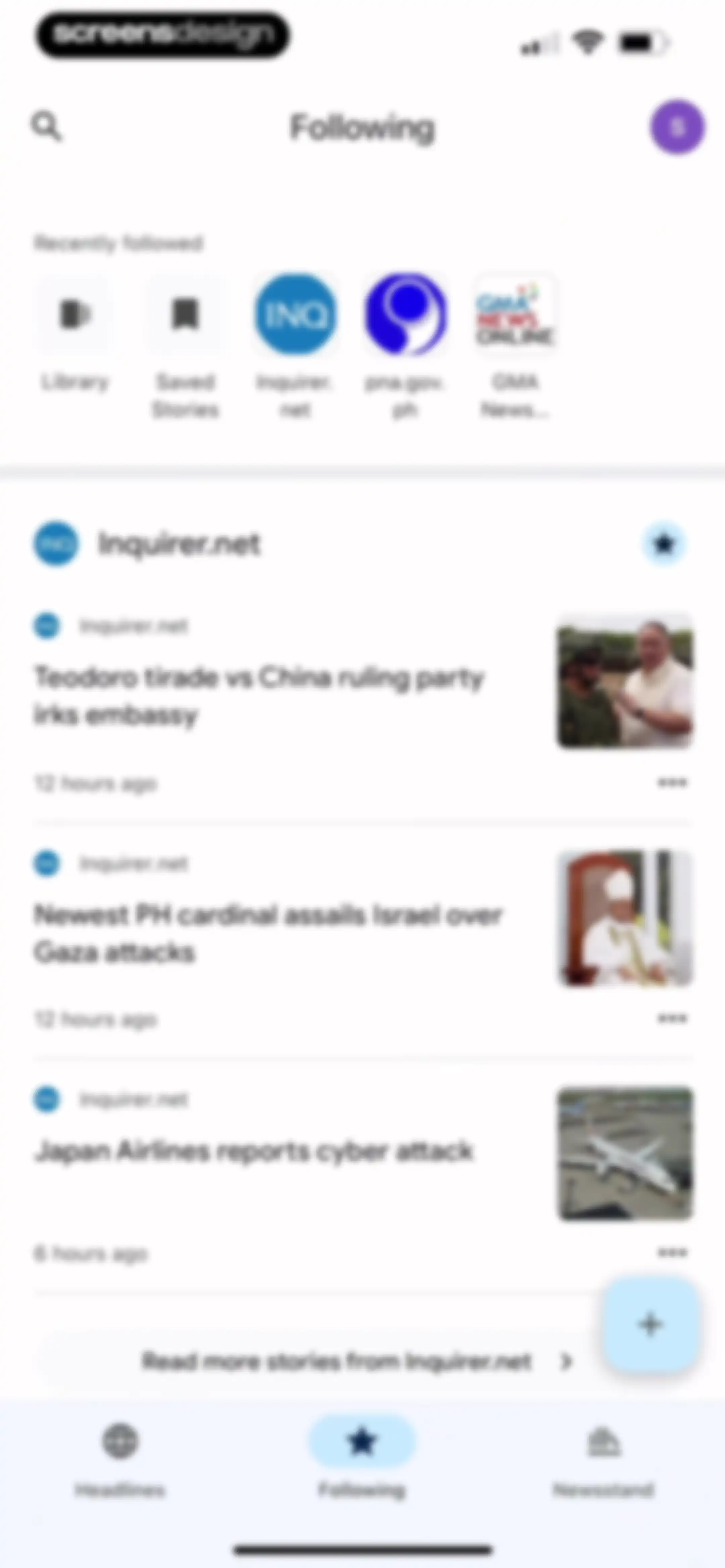 Google News screen 37