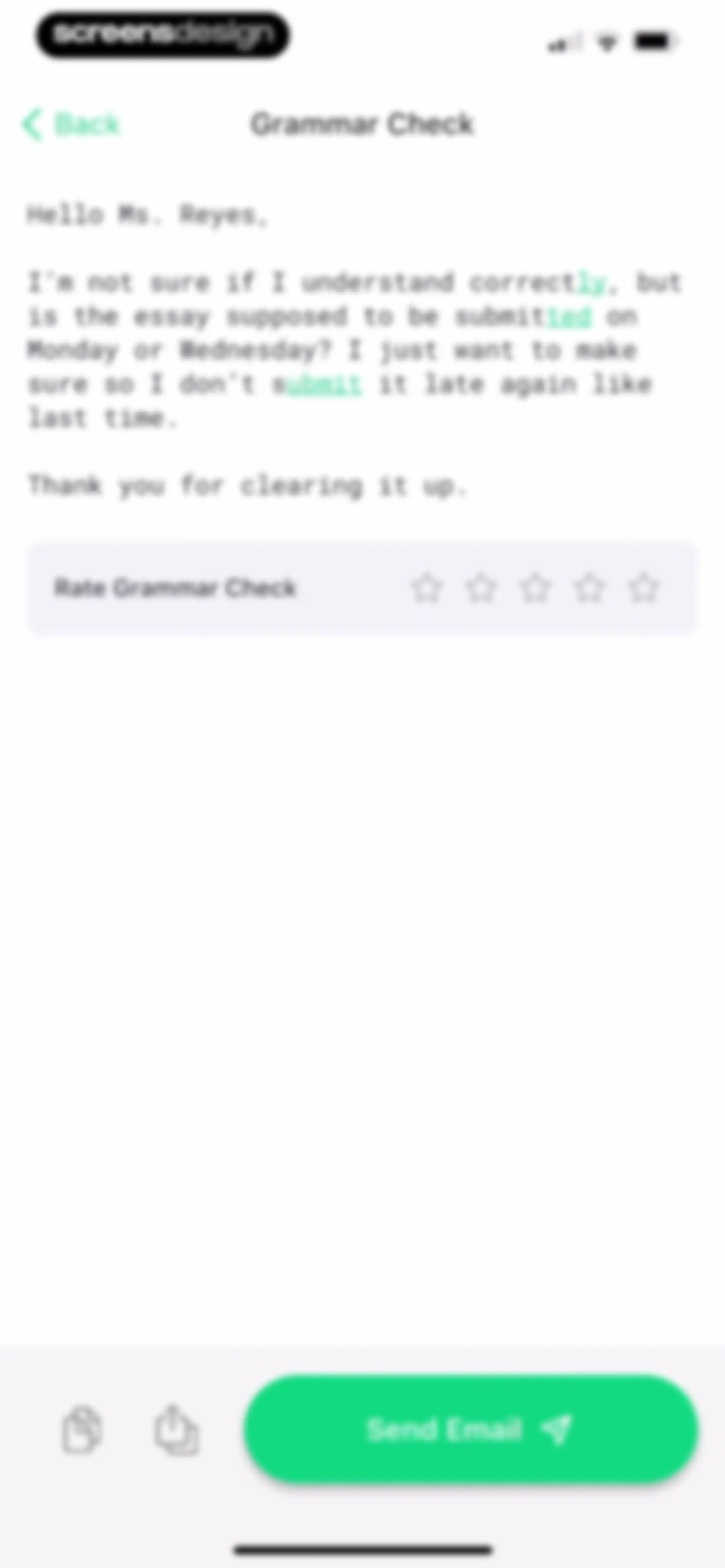 Friday AI Email Writer screen 41
