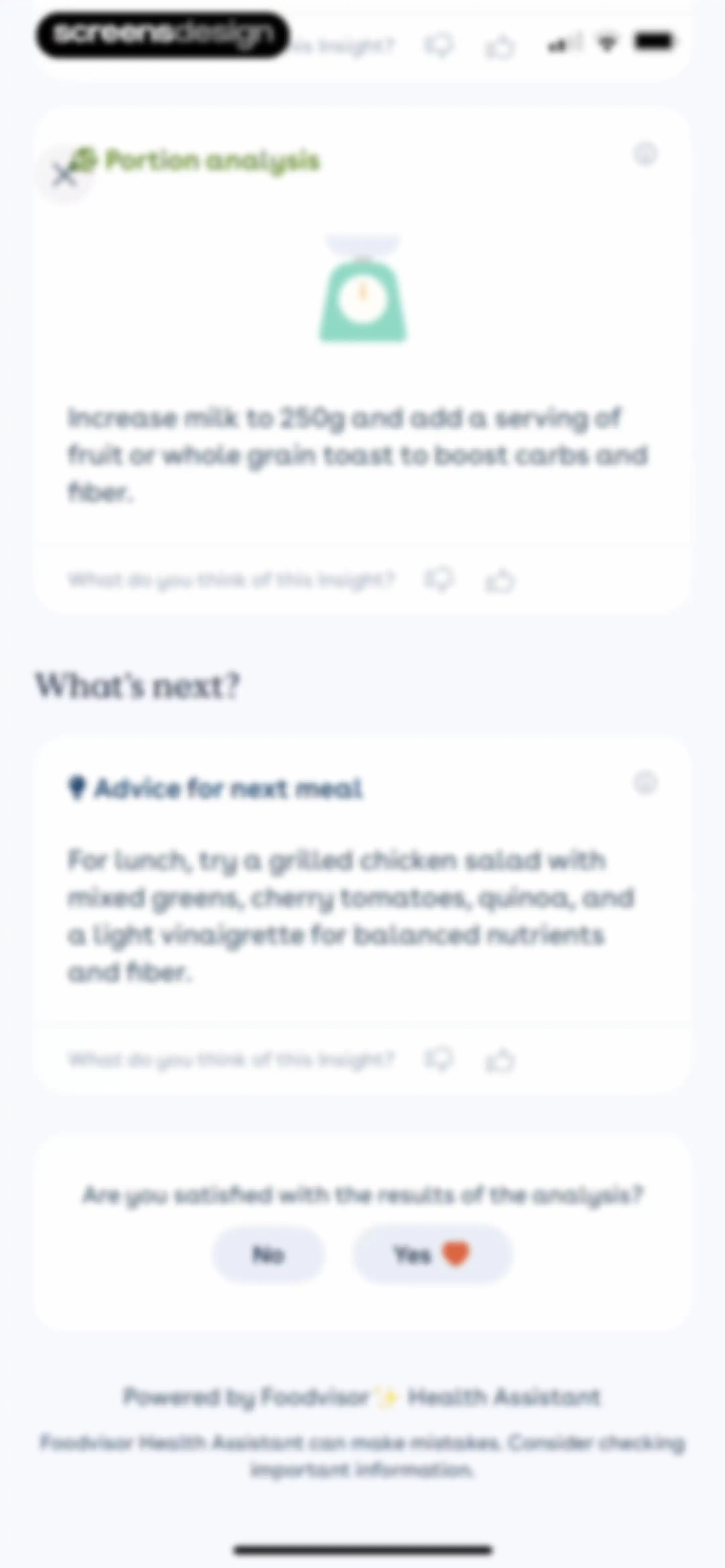Foodvisor - AI Calorie Counter screen 133