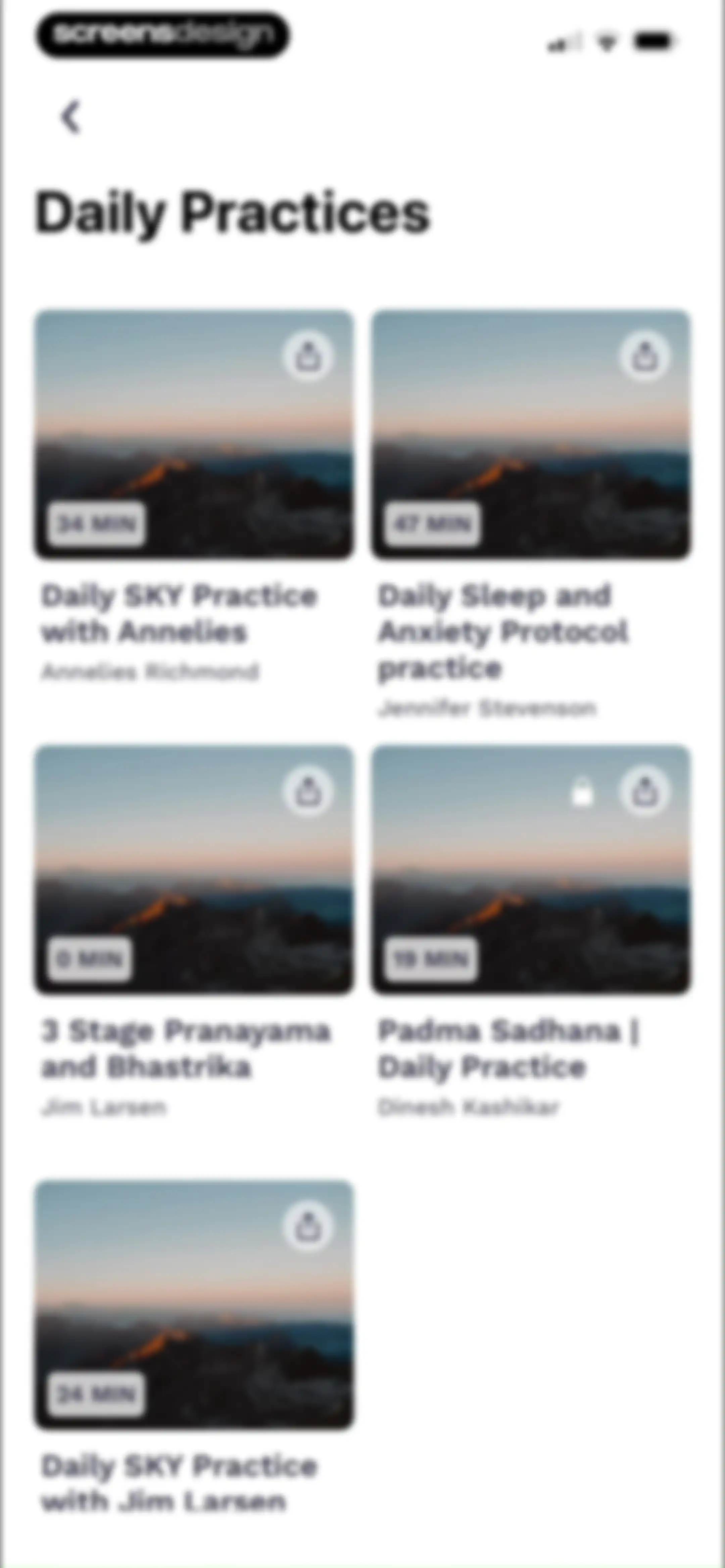 Art of Living Official App screen 33