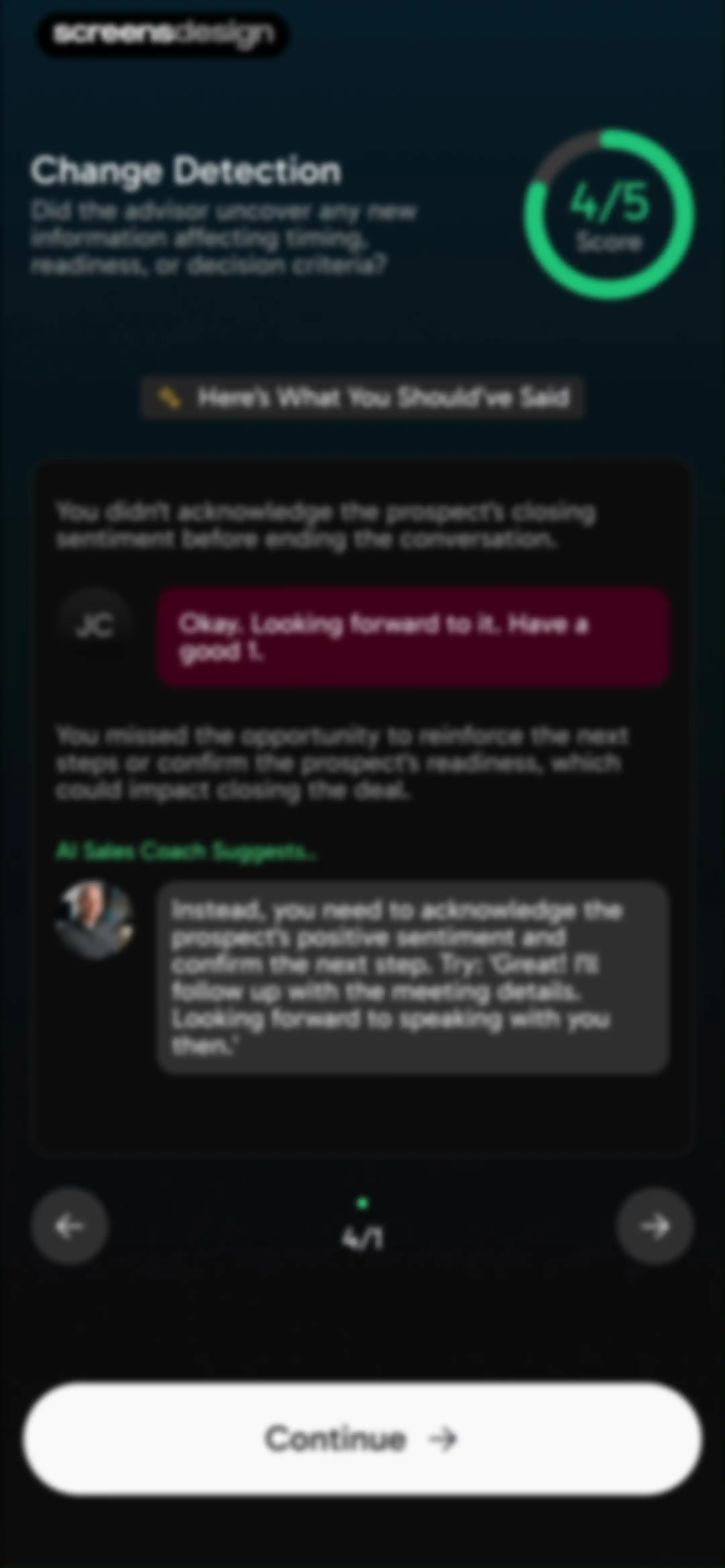 CloserCoach - AI Sales Trainer screen 54