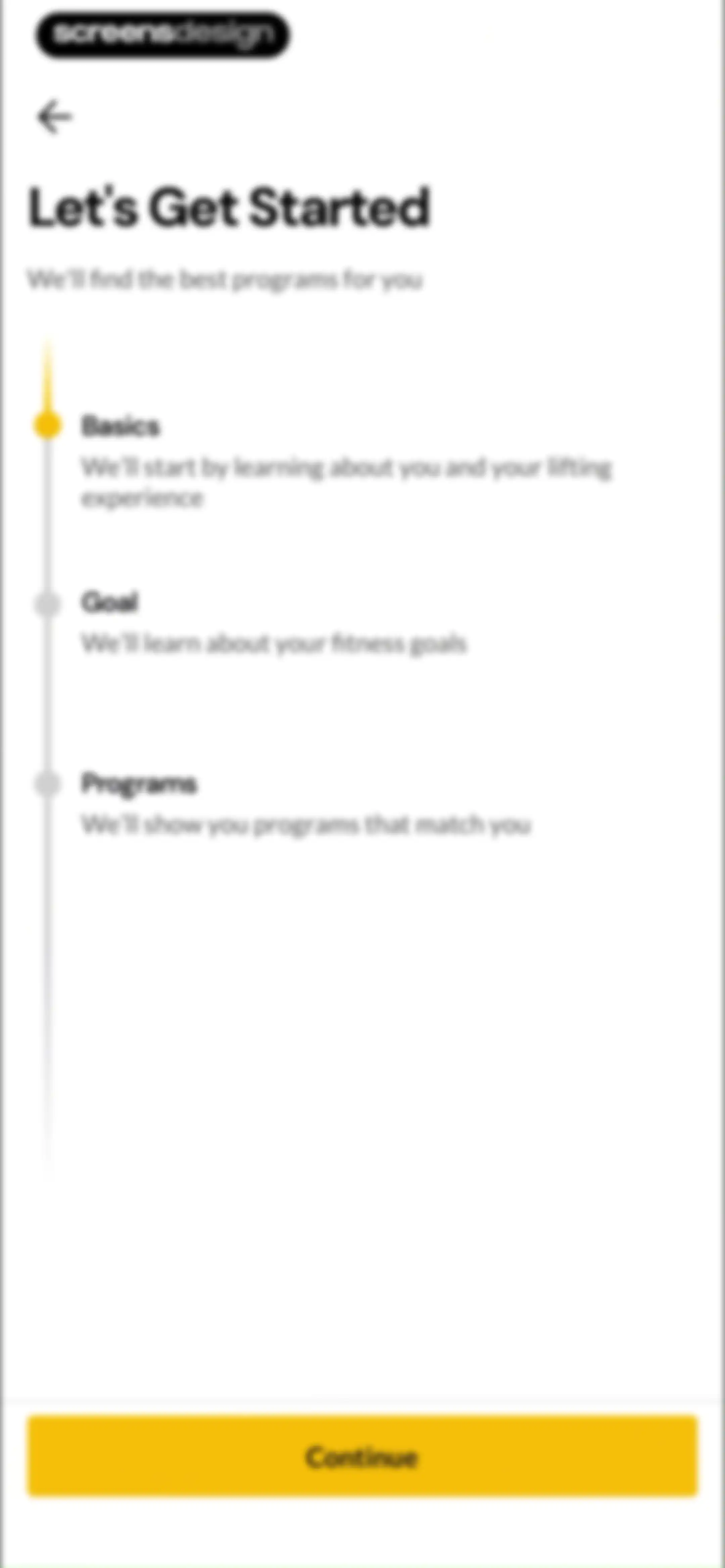 Boostcamp: Workout Programs screen 4