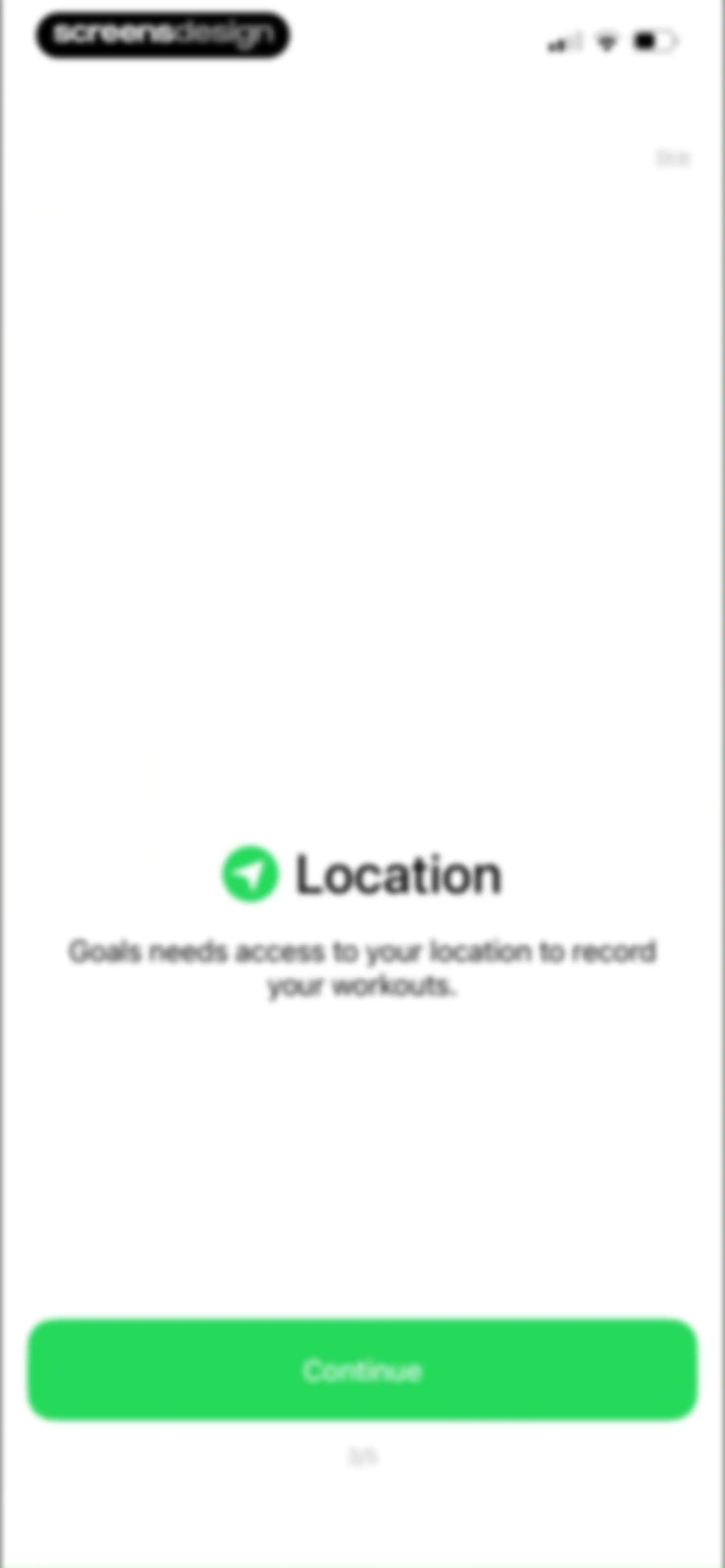 Running Walking Tracker Goals screen 9