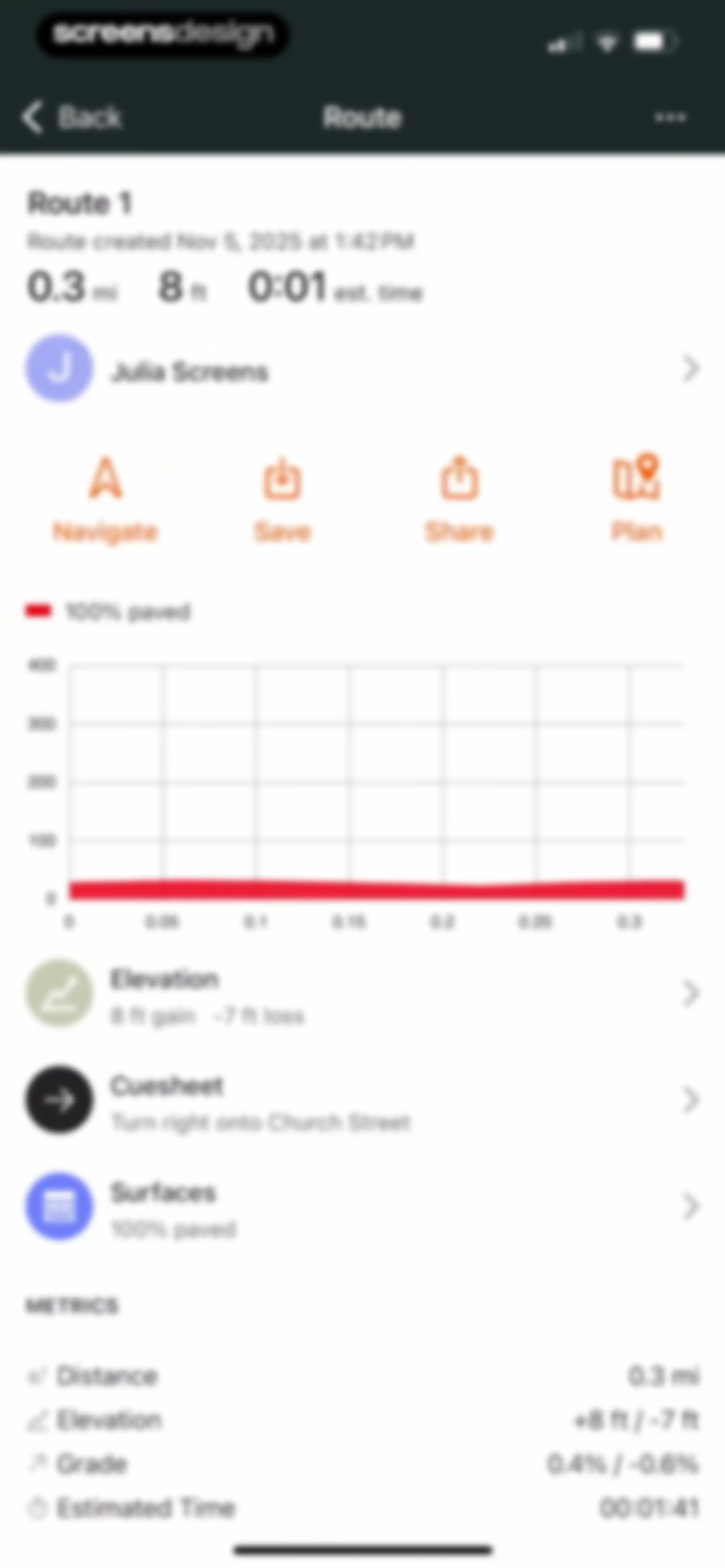 Ride with GPS: Bike Navigation screen 95