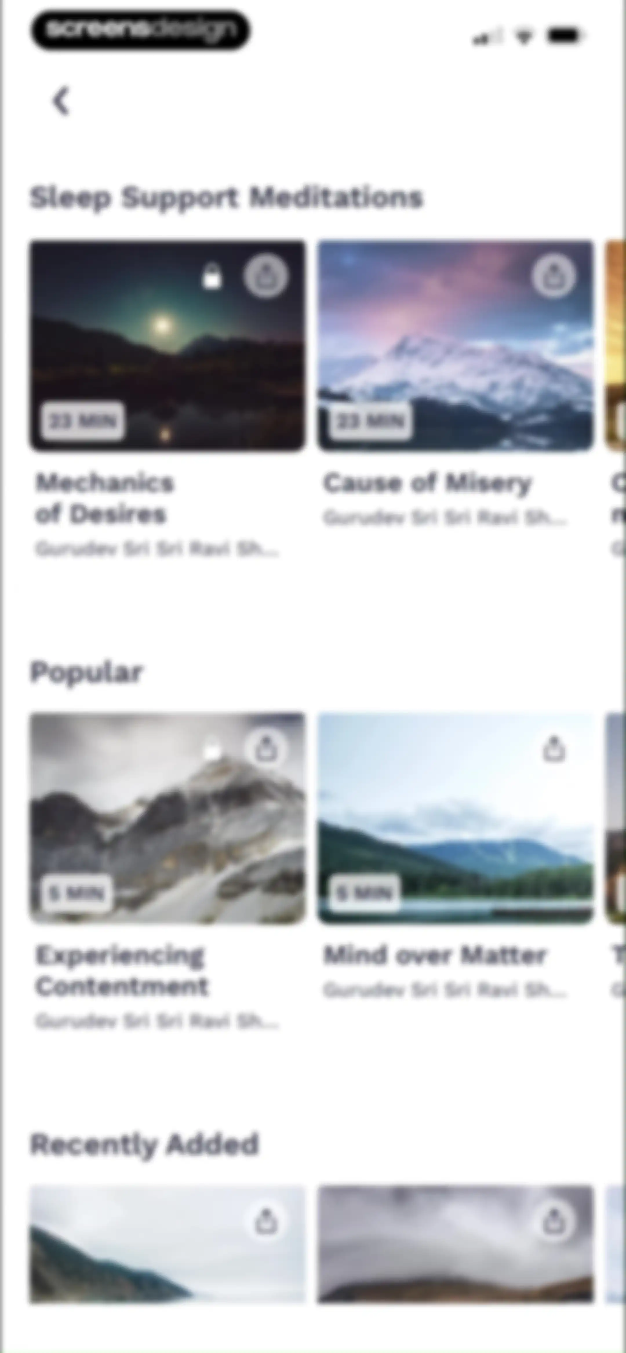 Art of Living Official App screen 53