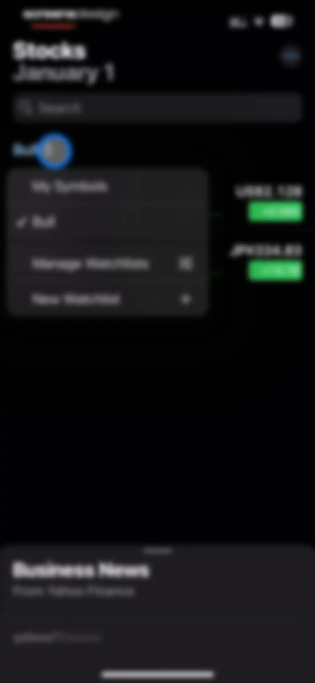 Stocks screen 30