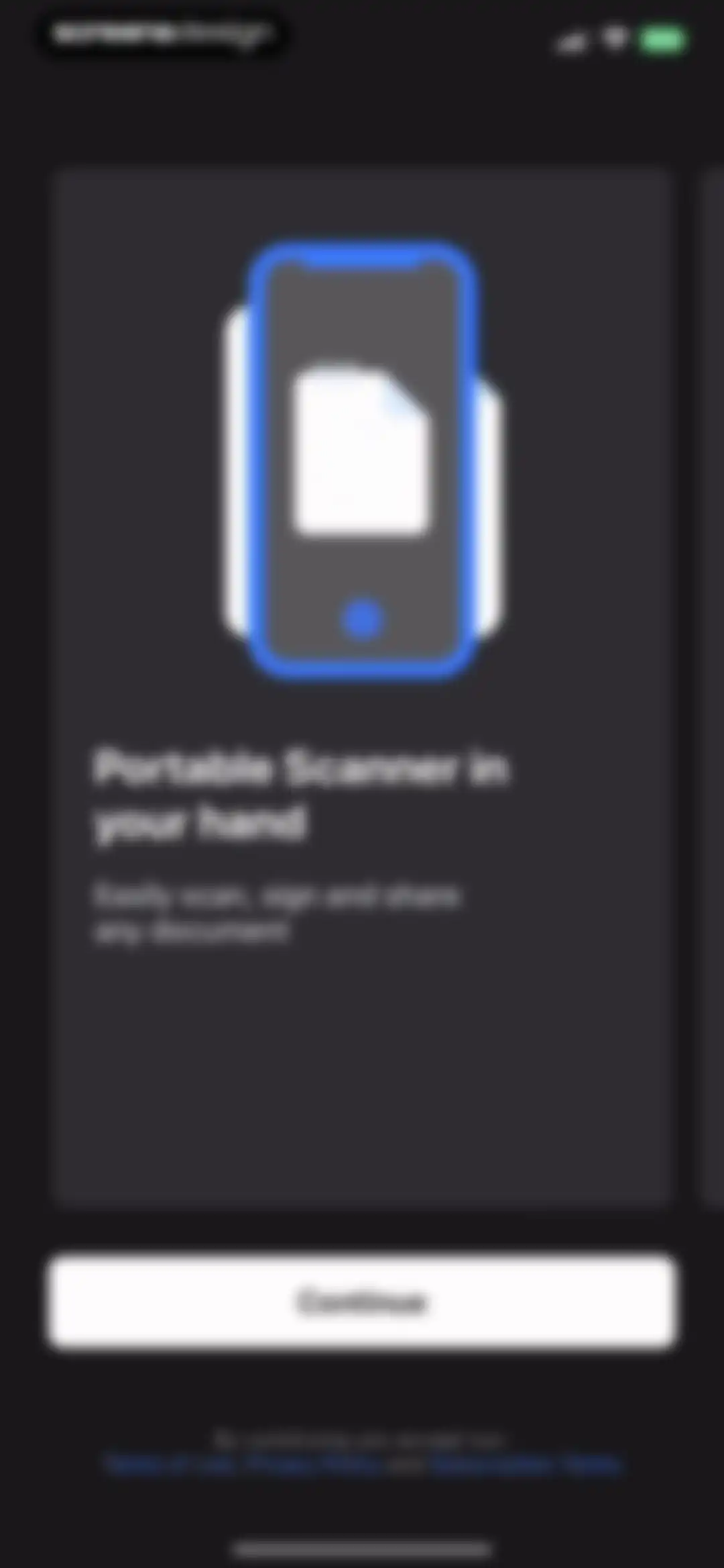 xScan : Document Scanner App screen 2