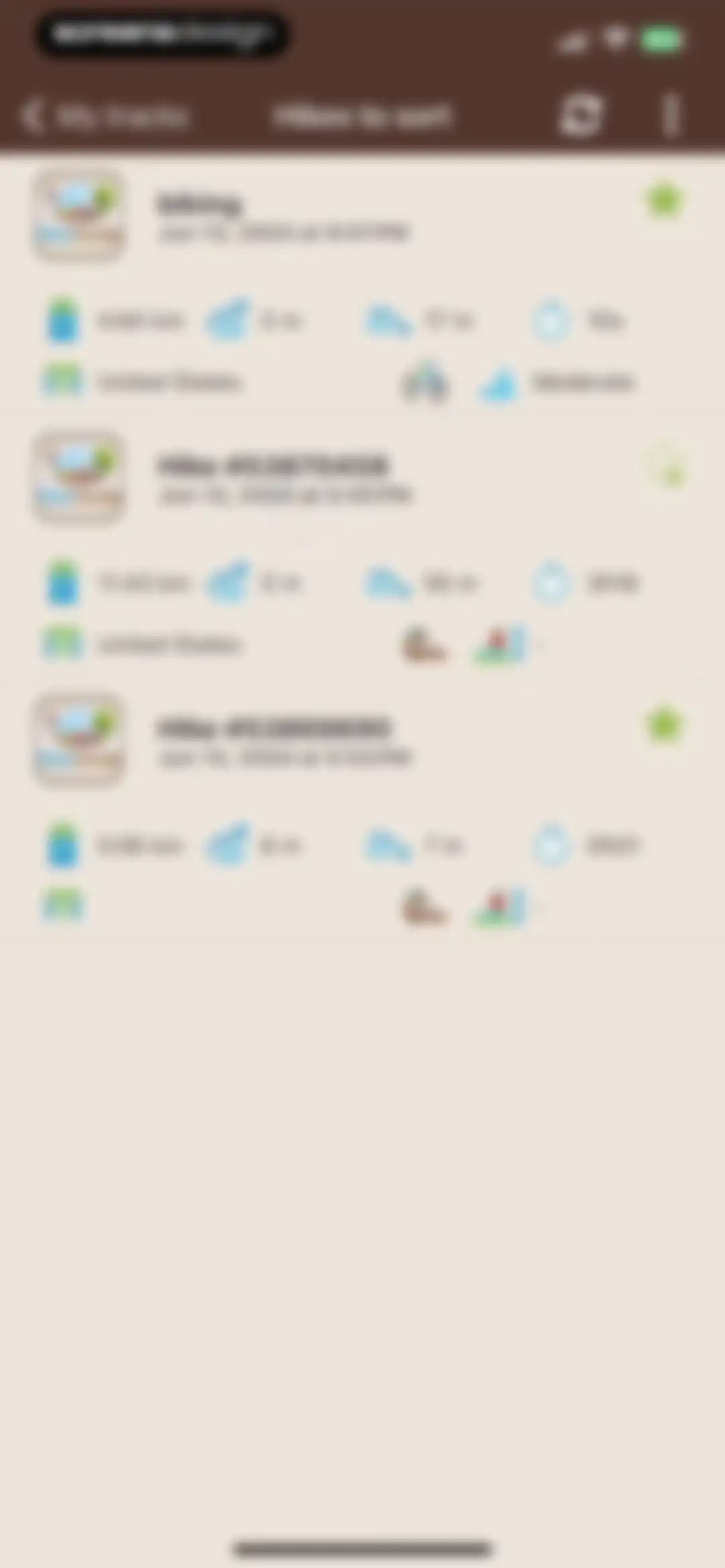 Visorando Walking Routes screen 64