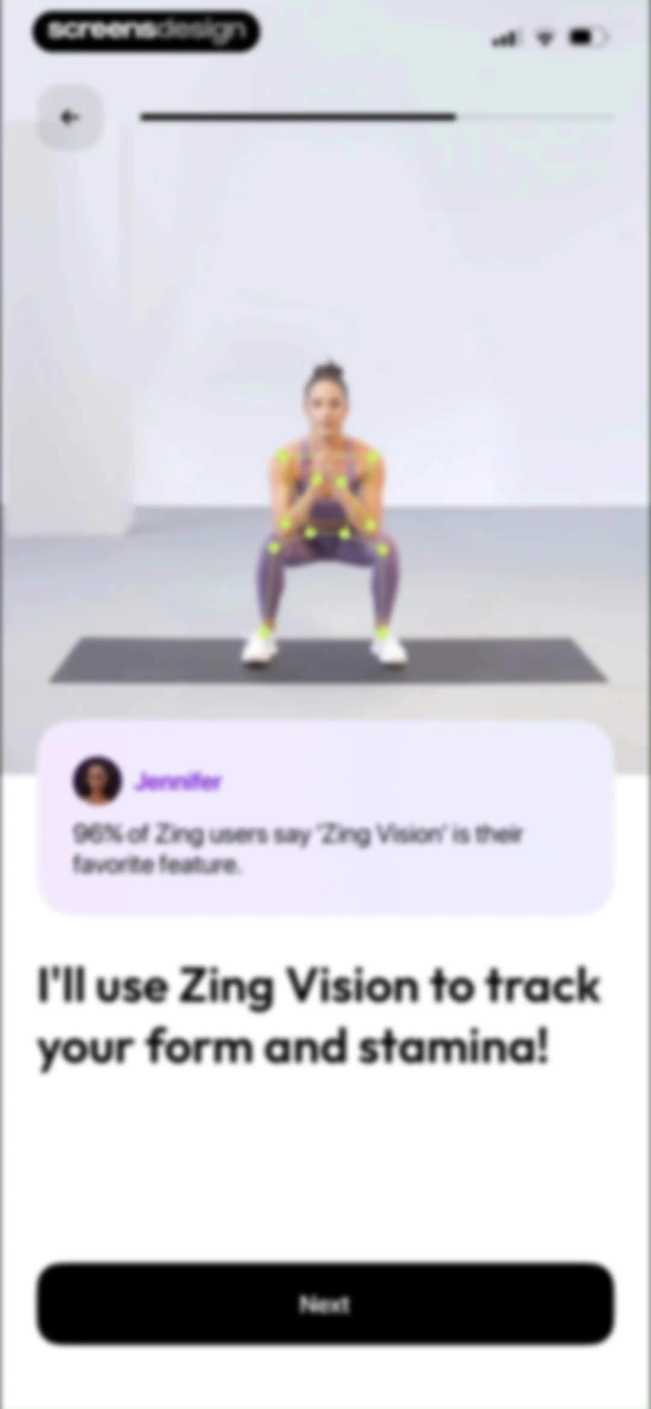 Zing AI: Home & Gym Workouts screen 38