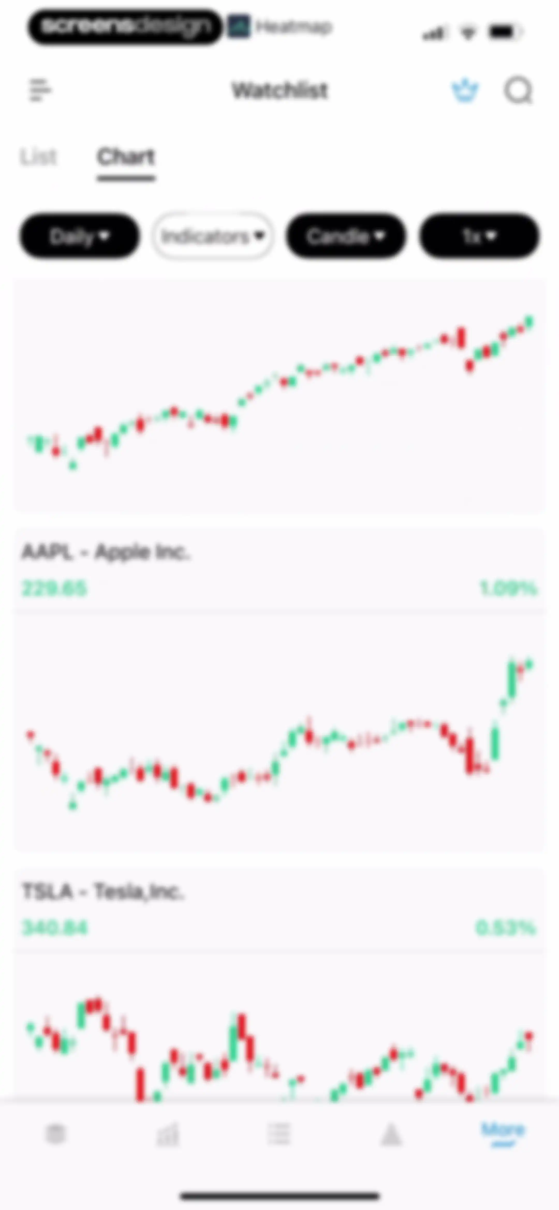 Trading Ideas Driven by AI screen 111