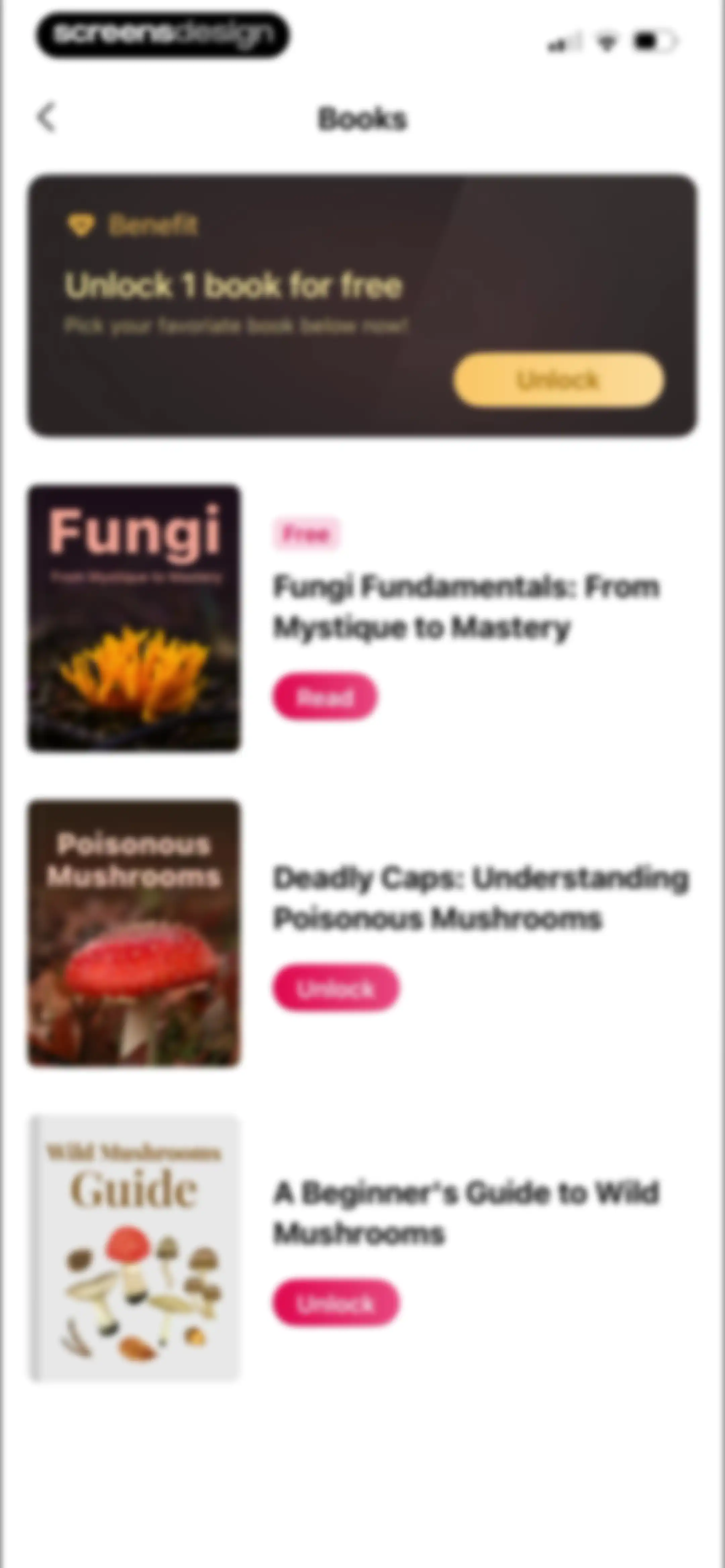 Picture Mushroom: Identifier screen 65