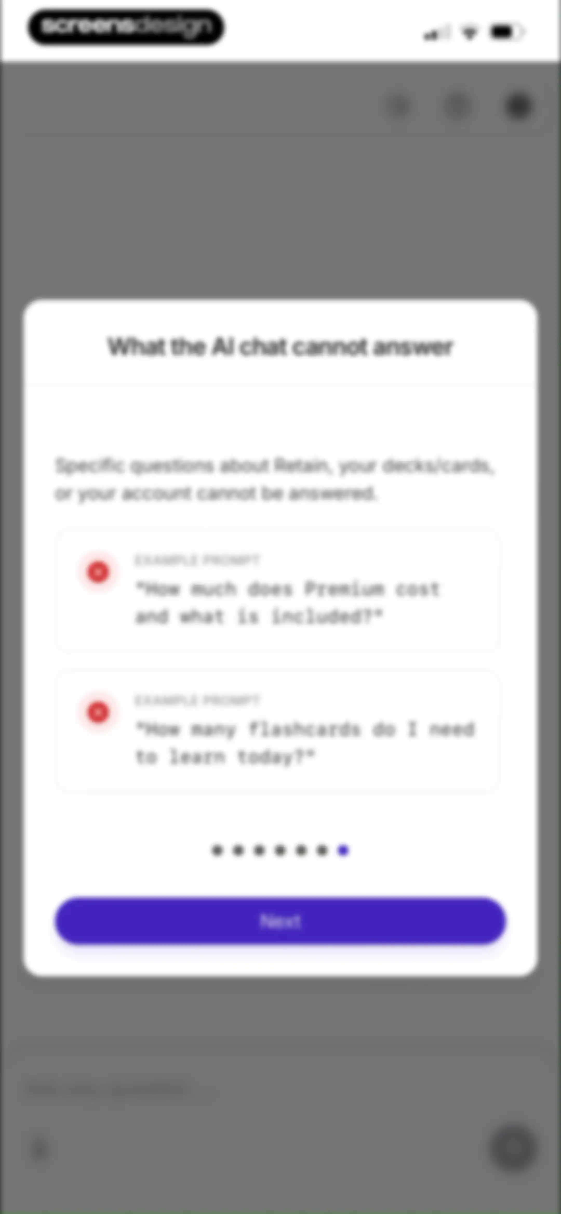 Retain Cards: AI Flashcards screen 163