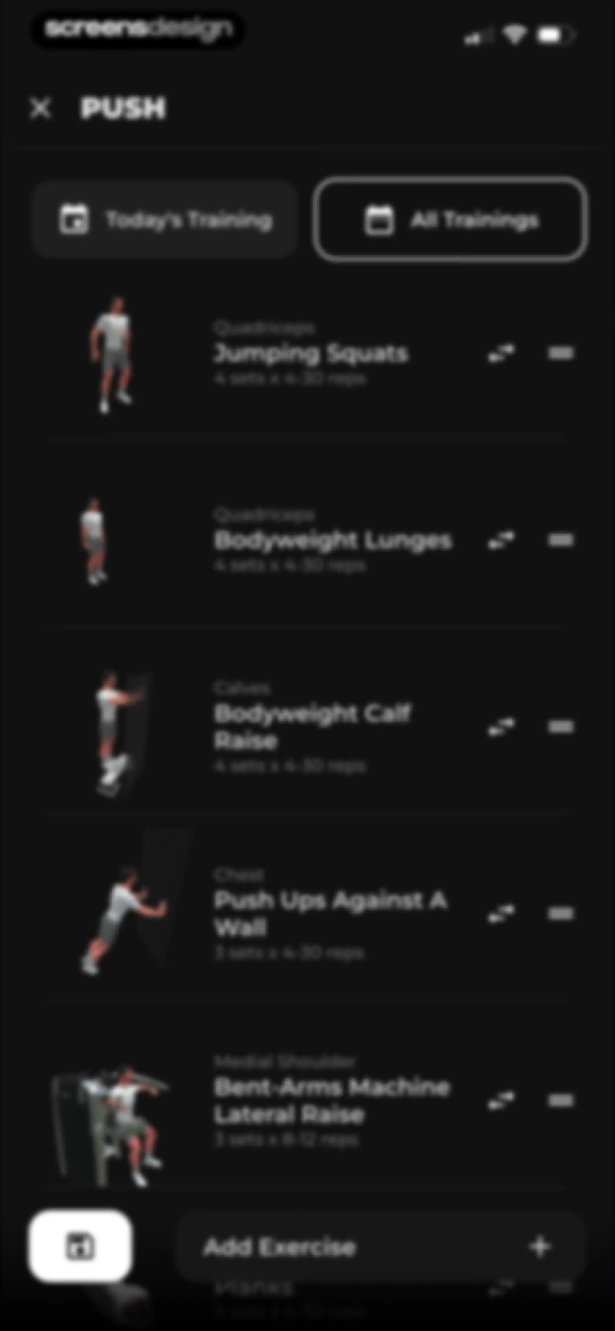 MCI - Personal Training AI screen 69