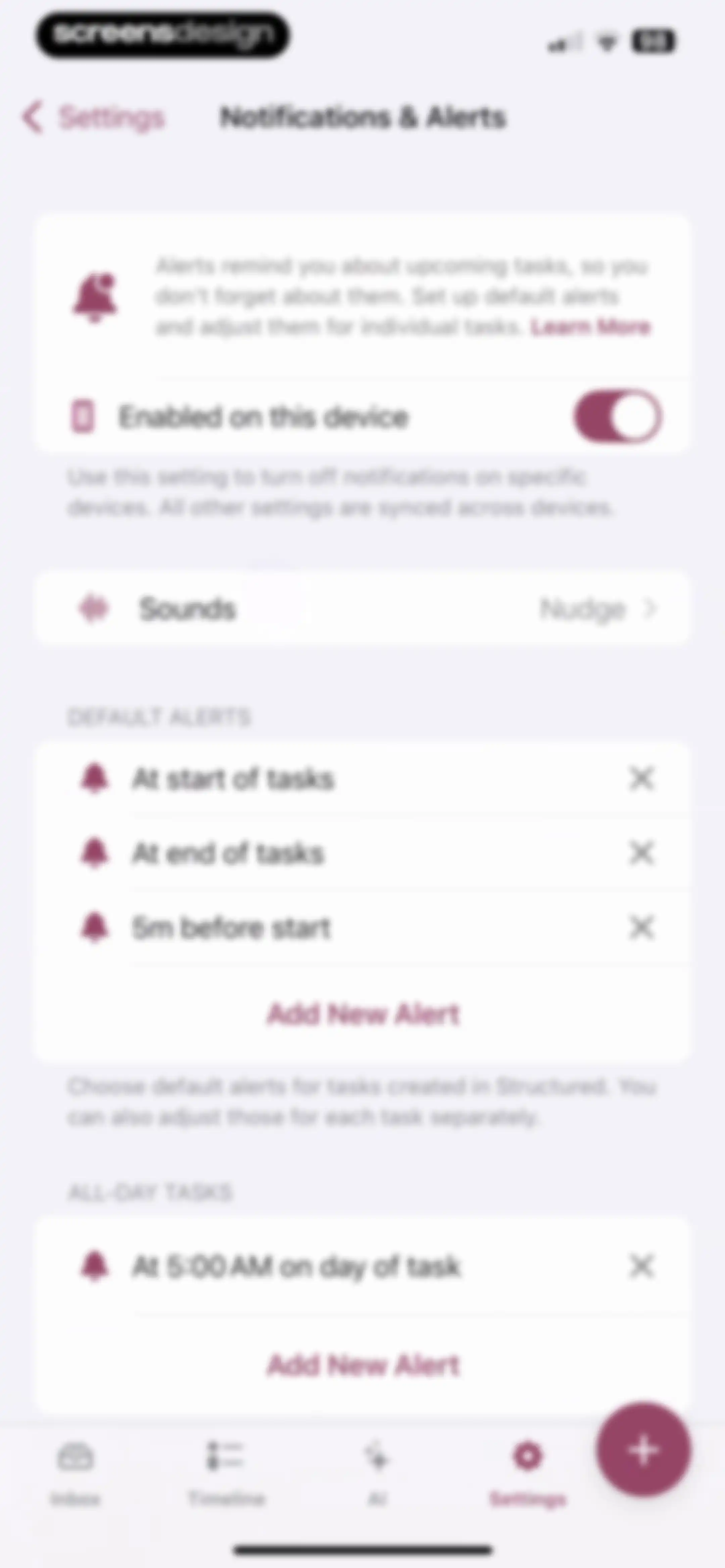 Structured: Daily Planner Todo screen 77