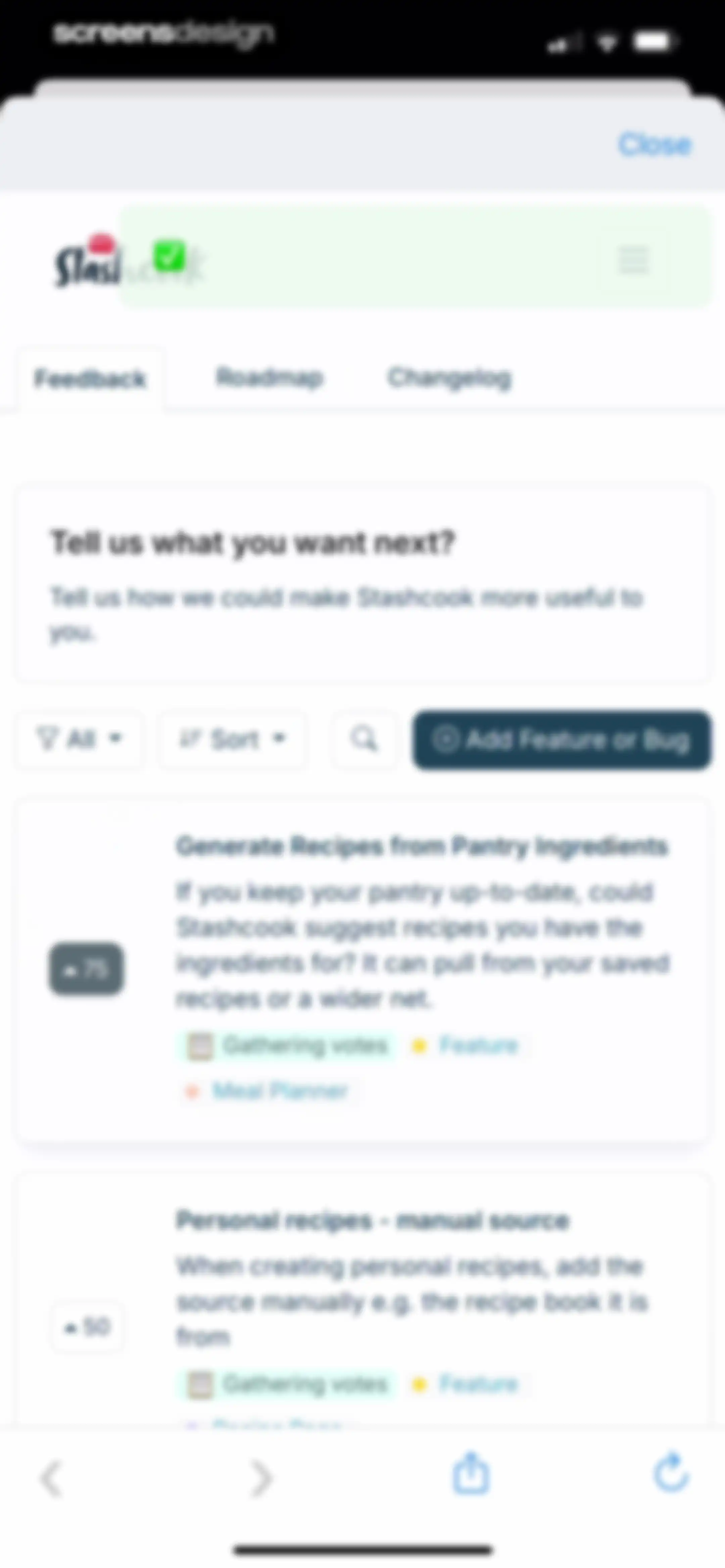 Stashcook: Recipe Keeper screen 192