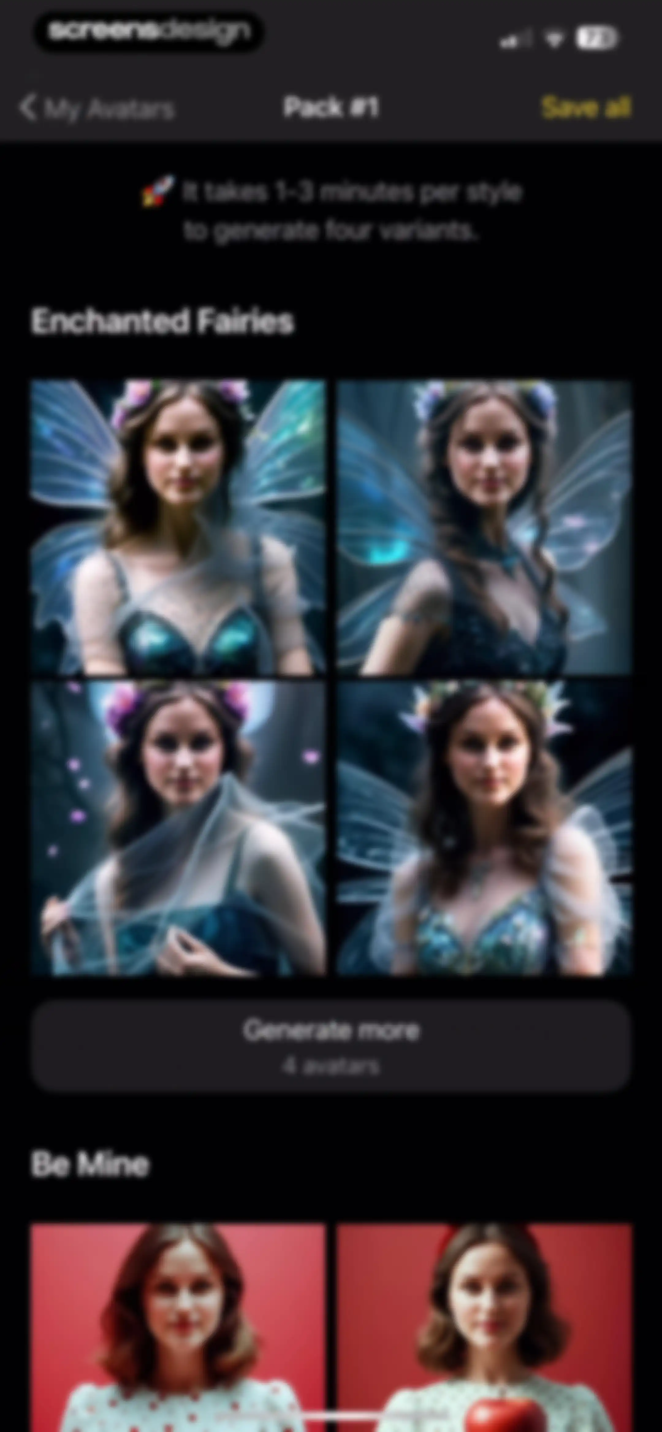 Lensa AI: Photo Editor screen 90