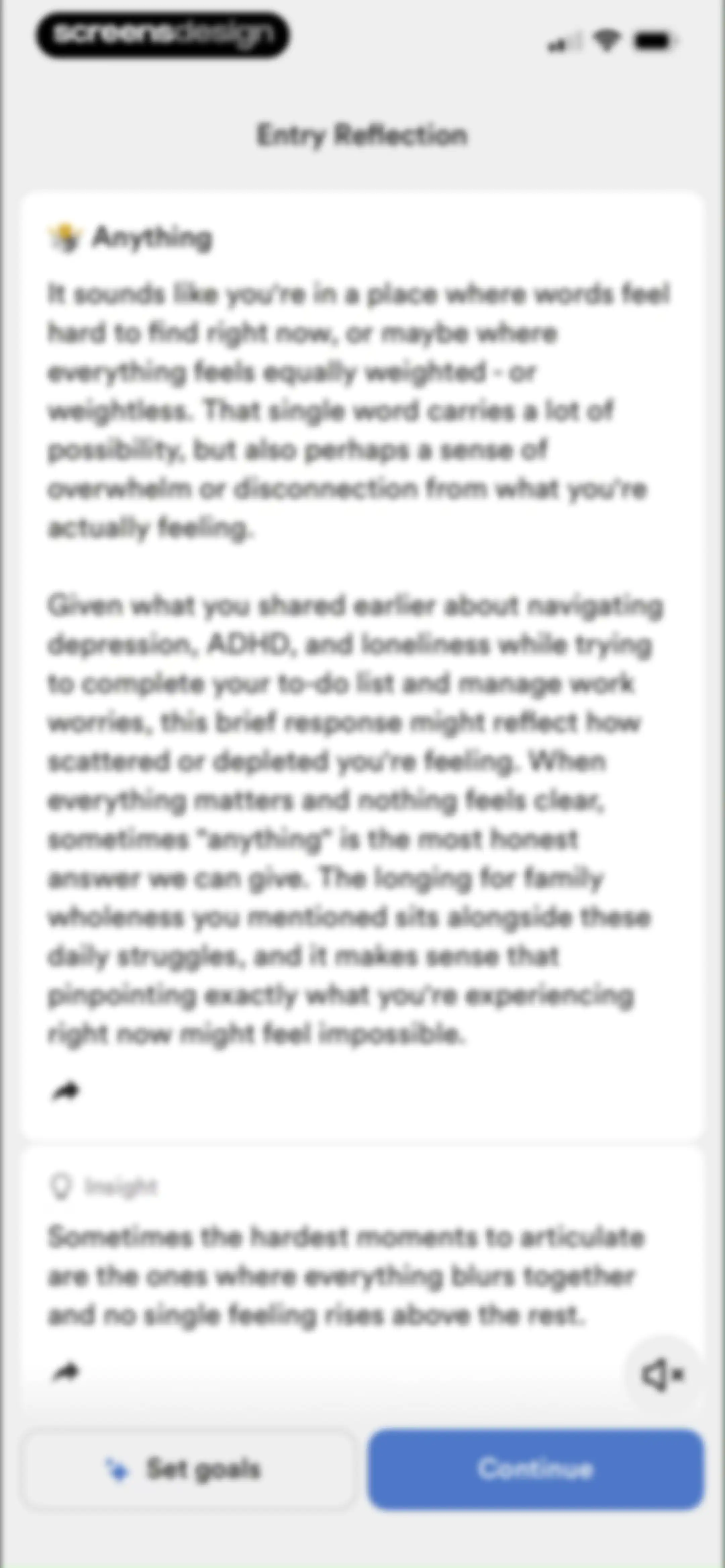 Rosebud: AI Journal & Diary screen 83
